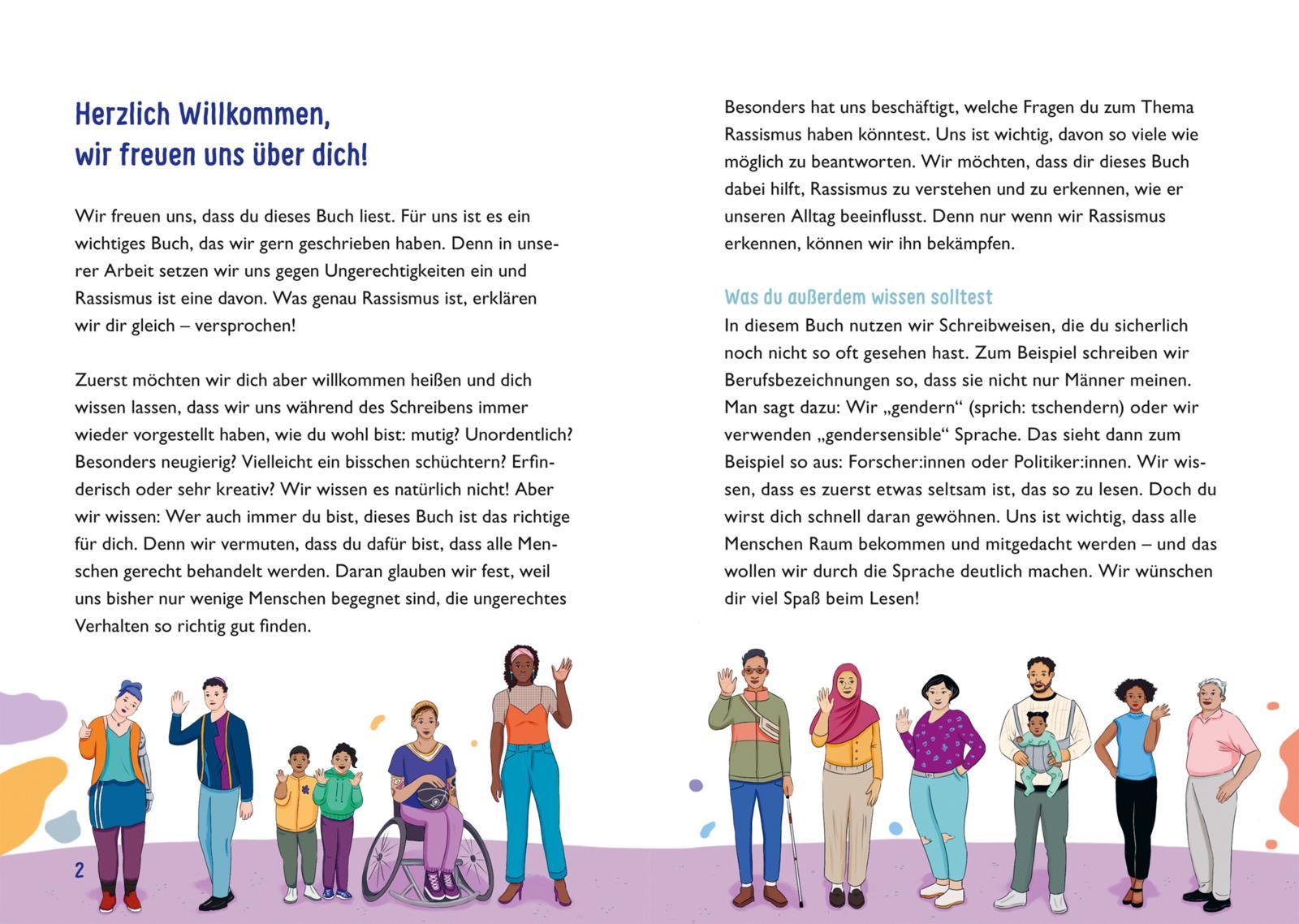 Beispielinhalt (Bild) Rassismus geht uns alle an