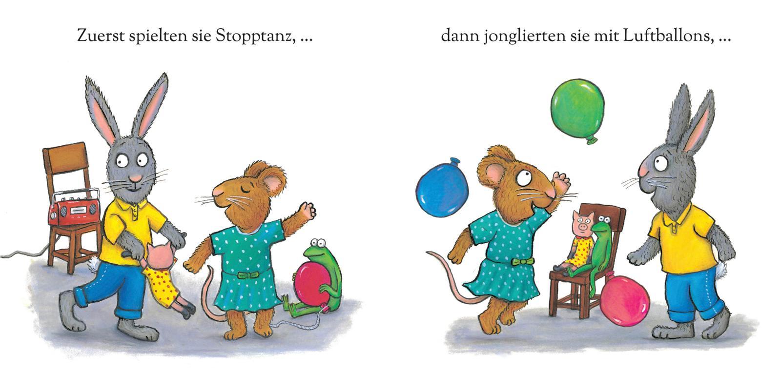Beispielinhalt (Bild) Pip und Posy: Pip und Posy feiern Geburtstag