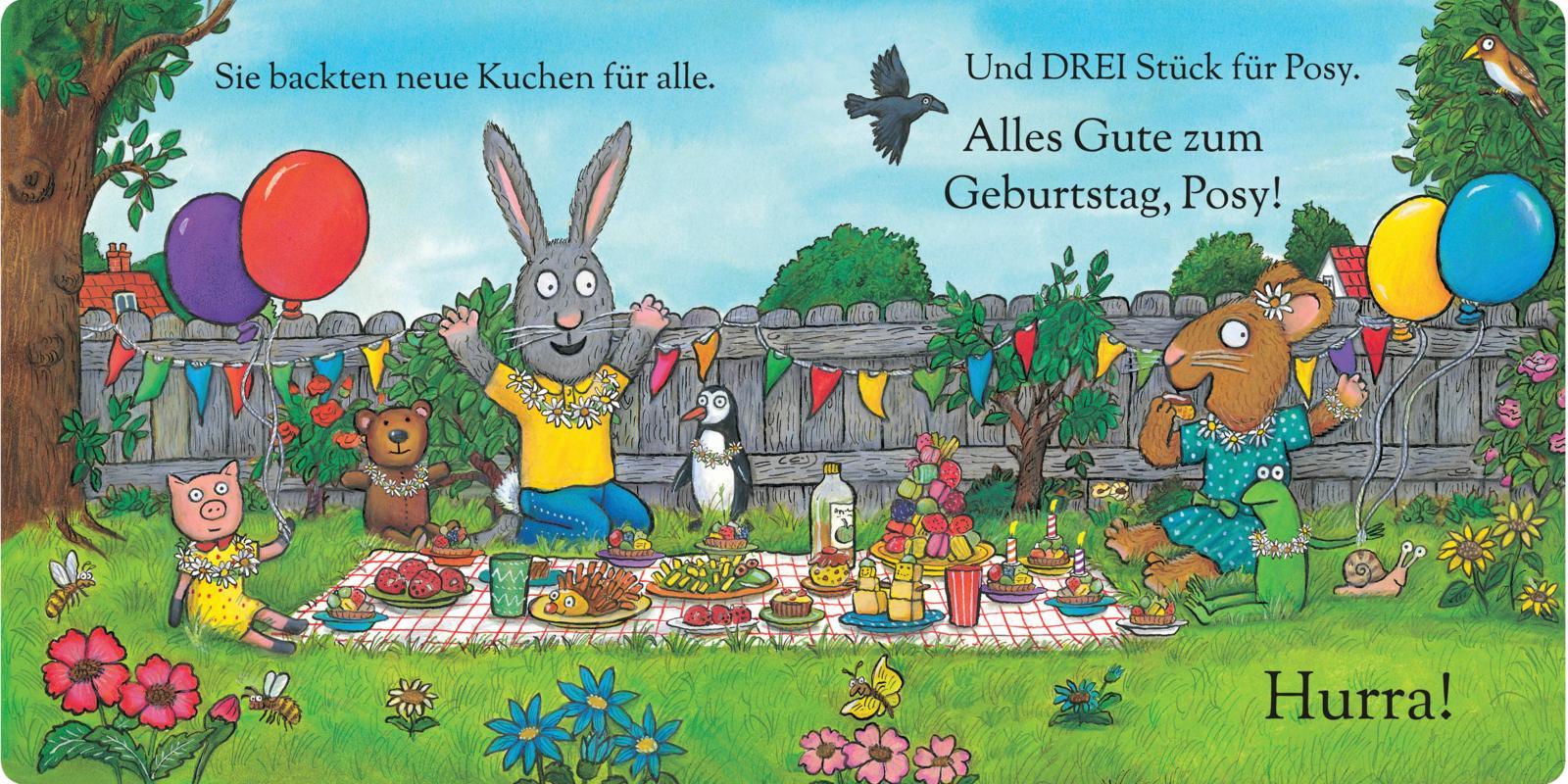 Beispielinhalt (Bild) Pip und Posy: Pip und Posy feiern Geburtstag