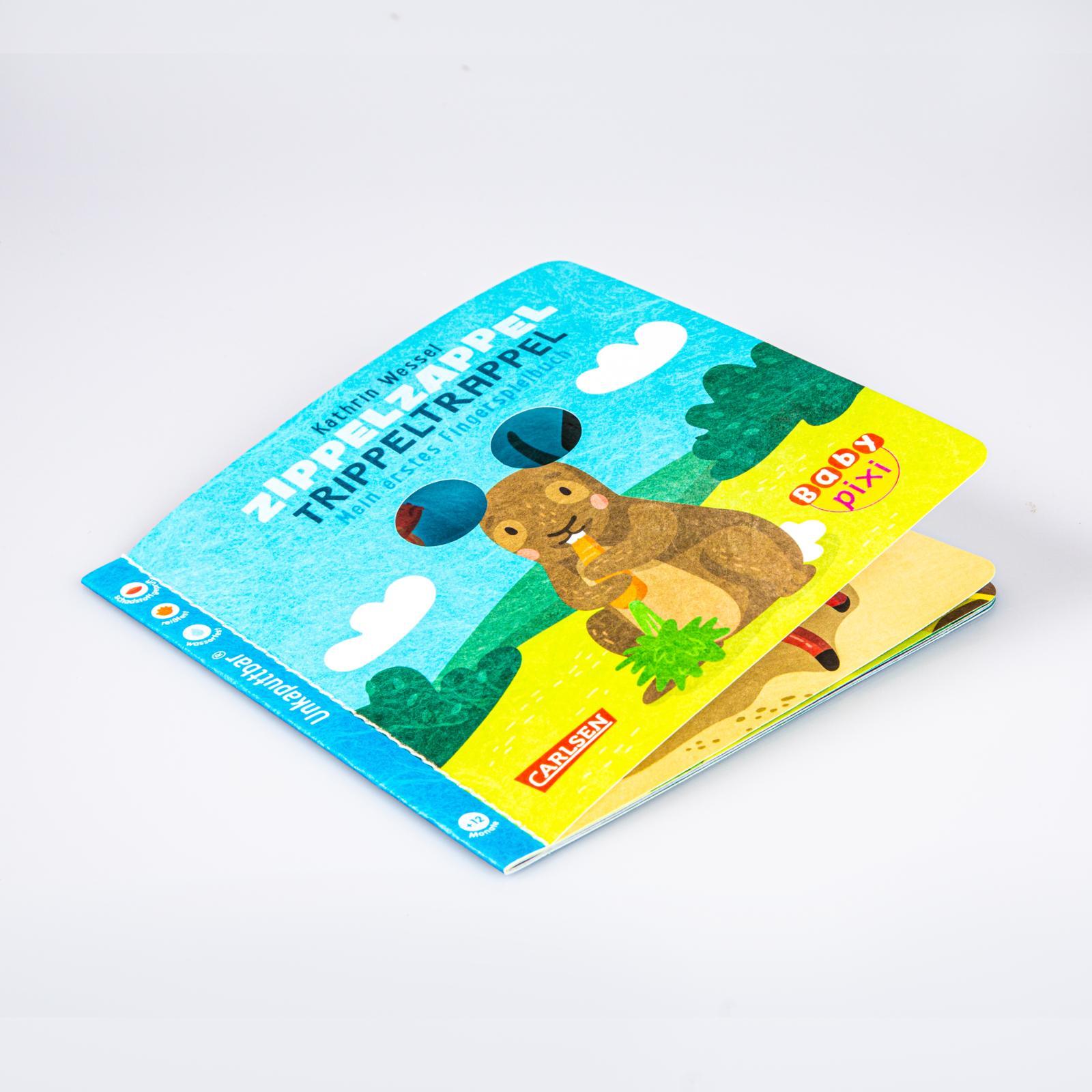 Beispielinhalt (Bild) Baby Pixi (unkaputtbar) 113: Zippelzappel Trippeltrappel