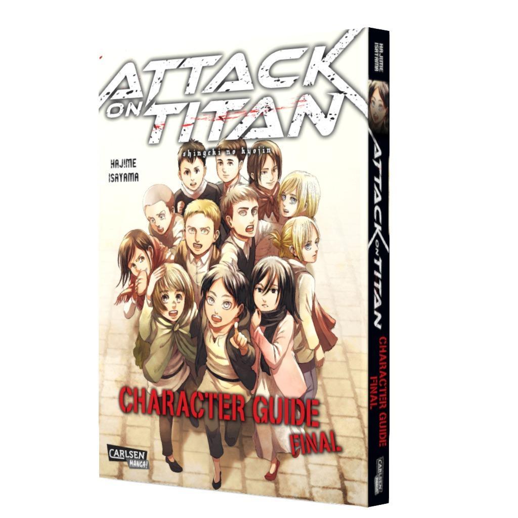 Beispielinhalt (Bild) Attack on Titan: Character Guide Final