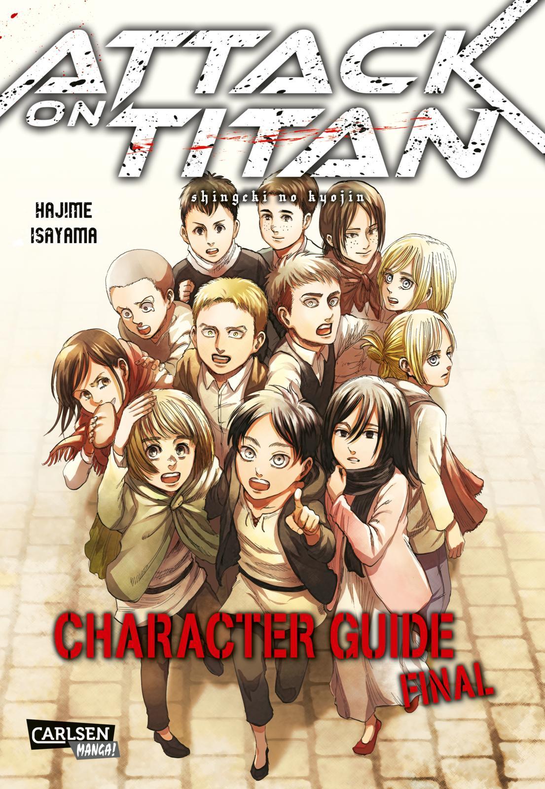 Vorderes Coverbild Attack on Titan: Character Guide Final