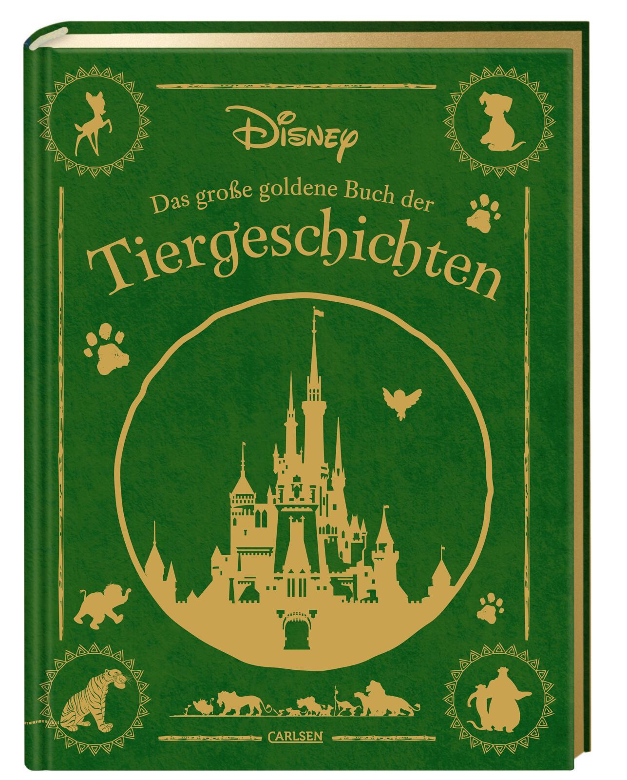 Vorderes Coverbild Disney: Das große goldene Buch der Tiergeschichten