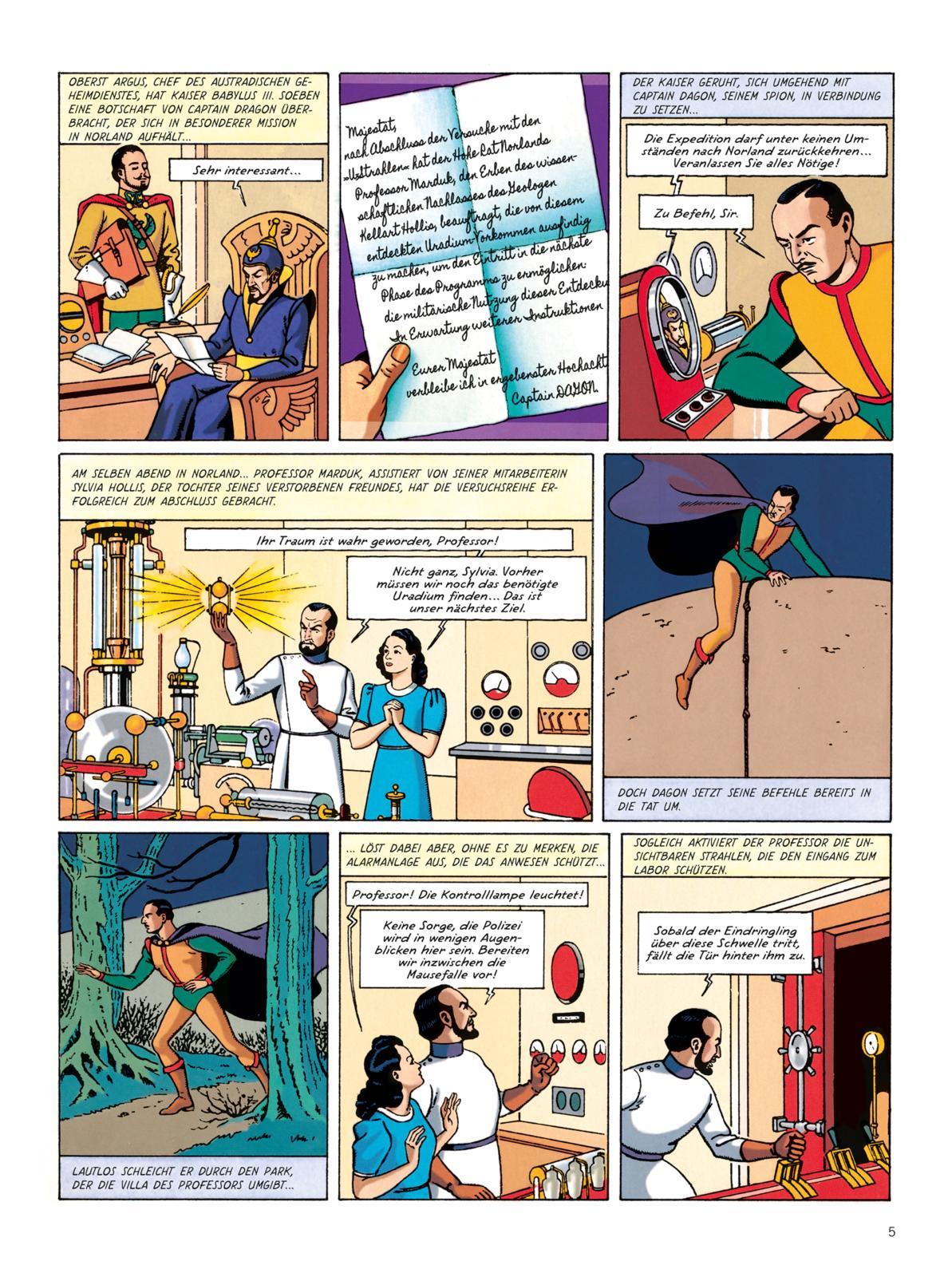 Beispielinhalt (Bild) Blake und Mortimer Bibliothek 0: Die U-Strahlen