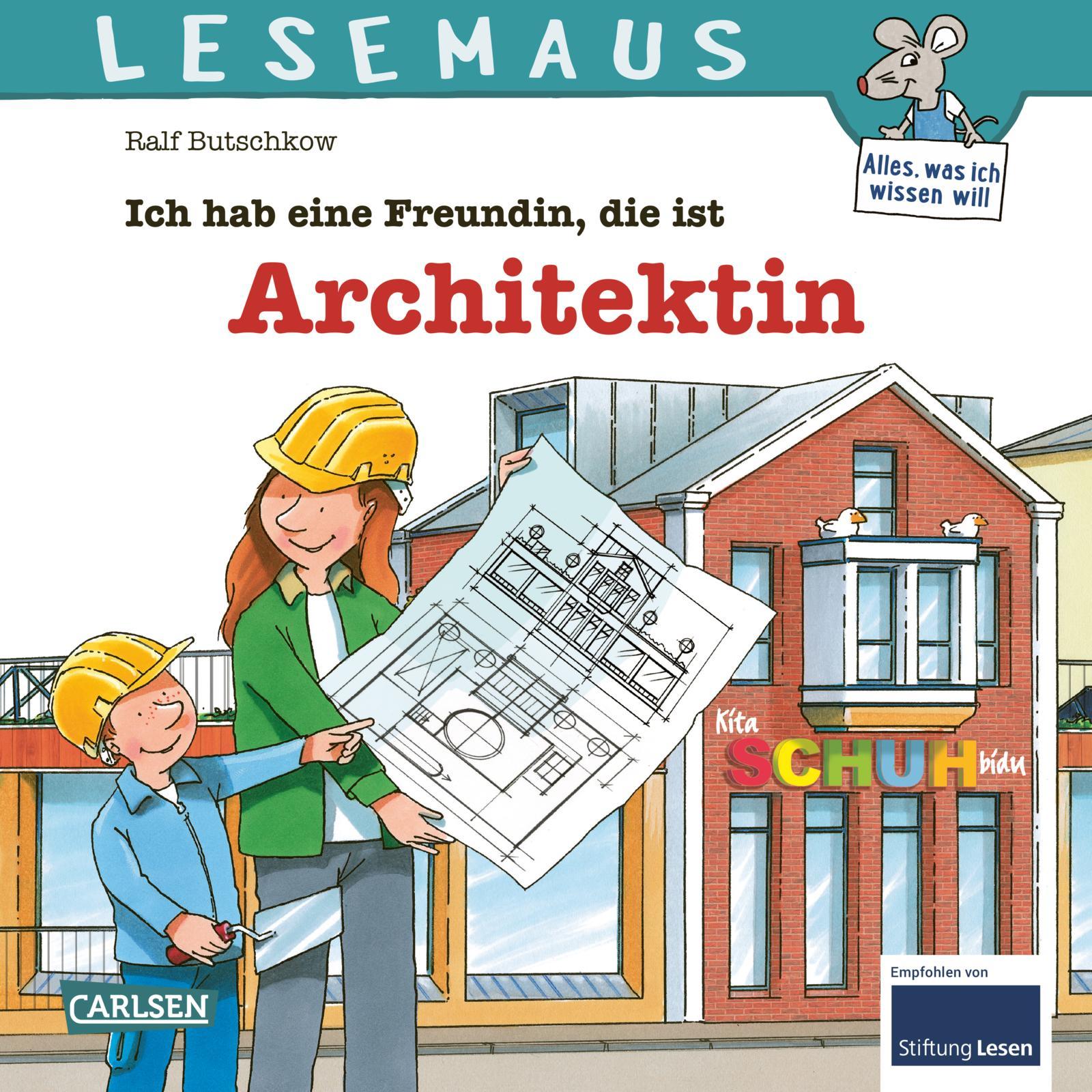 Vorderes Coverbild LESEMAUS 7: Ich hab eine Freundin, die ist Architektin