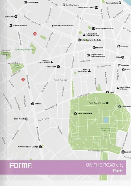 Vorderes Coverbild Paris: On the Road Architecture Guides