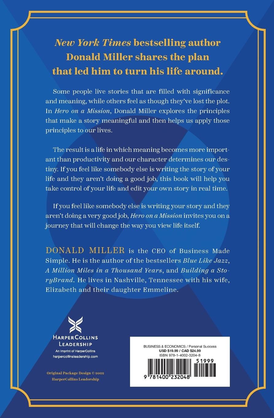 Rückseitencover Hero on a Mission