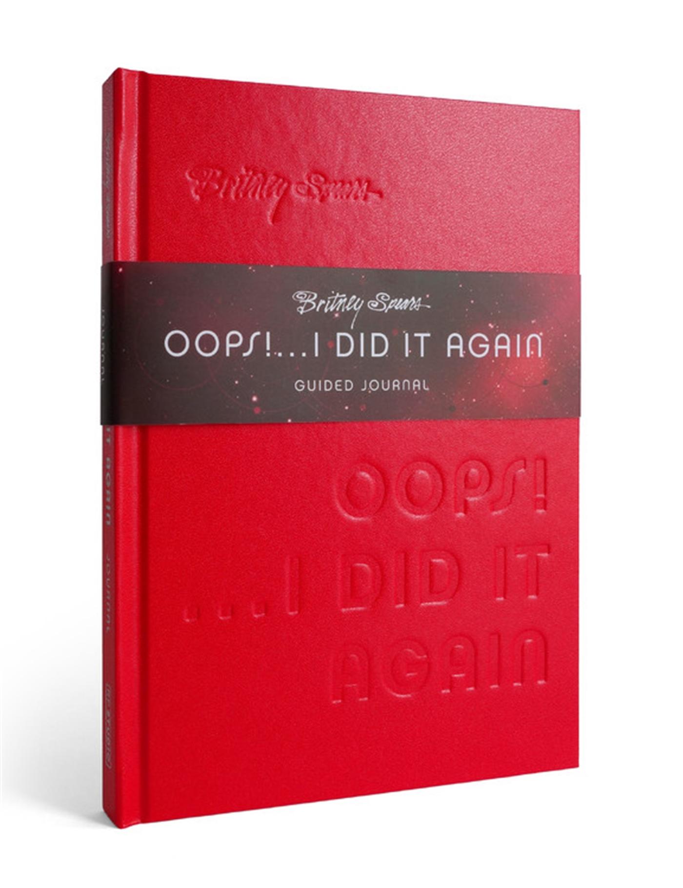 Vorderes Coverbild Britney Spears Oops! I Did It Again Guided Journal