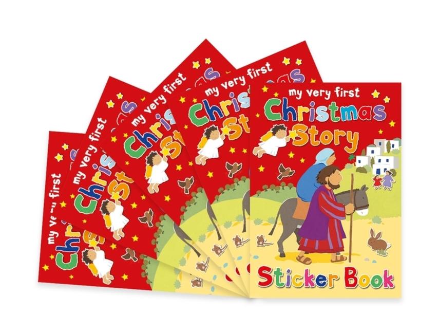Vorderes Coverbild Christmas Story Sticker Book