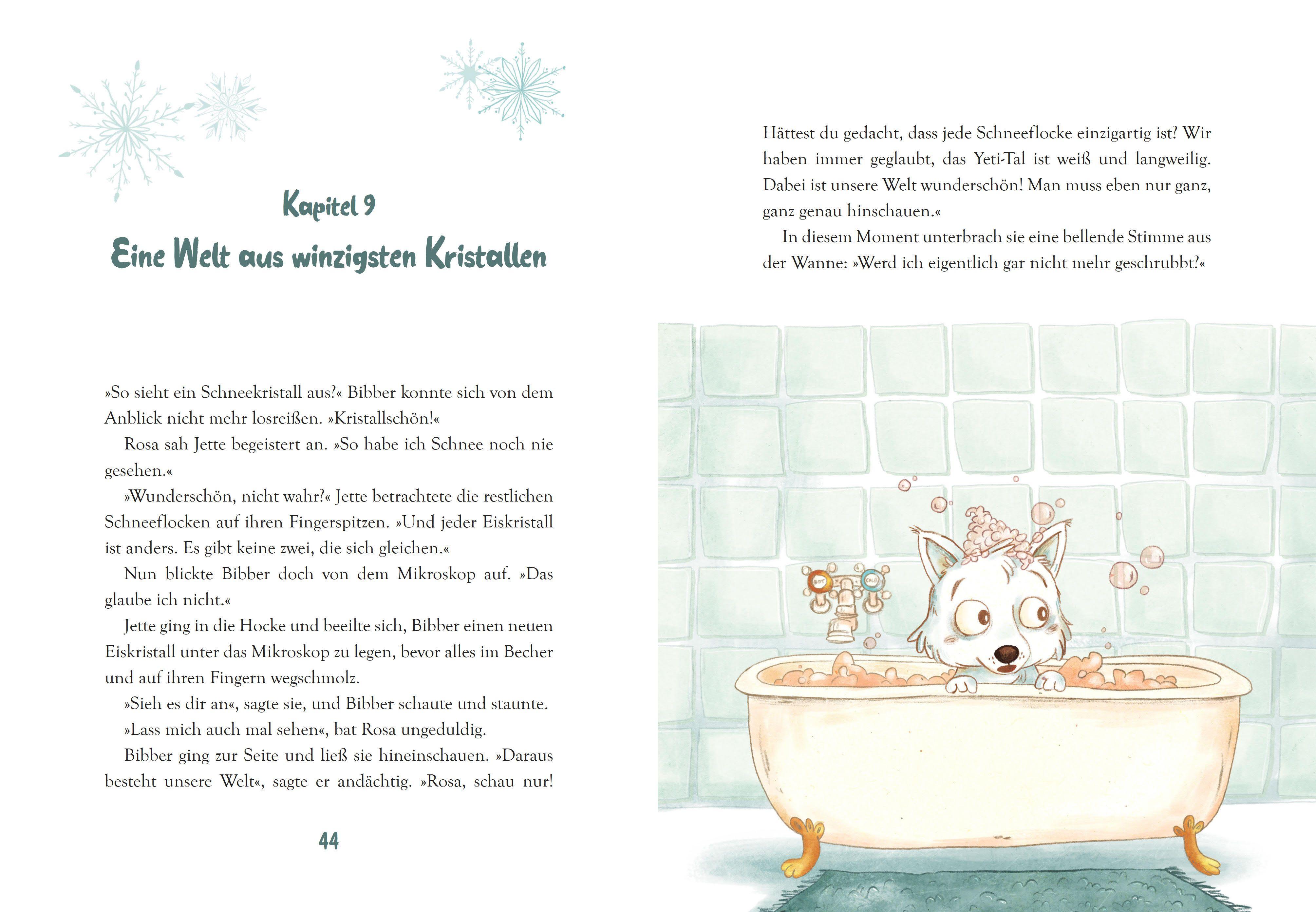 Beispielinhalt (Bild) Die Yetis sind los! - Ganz schön ausgefuchst (Band 2)