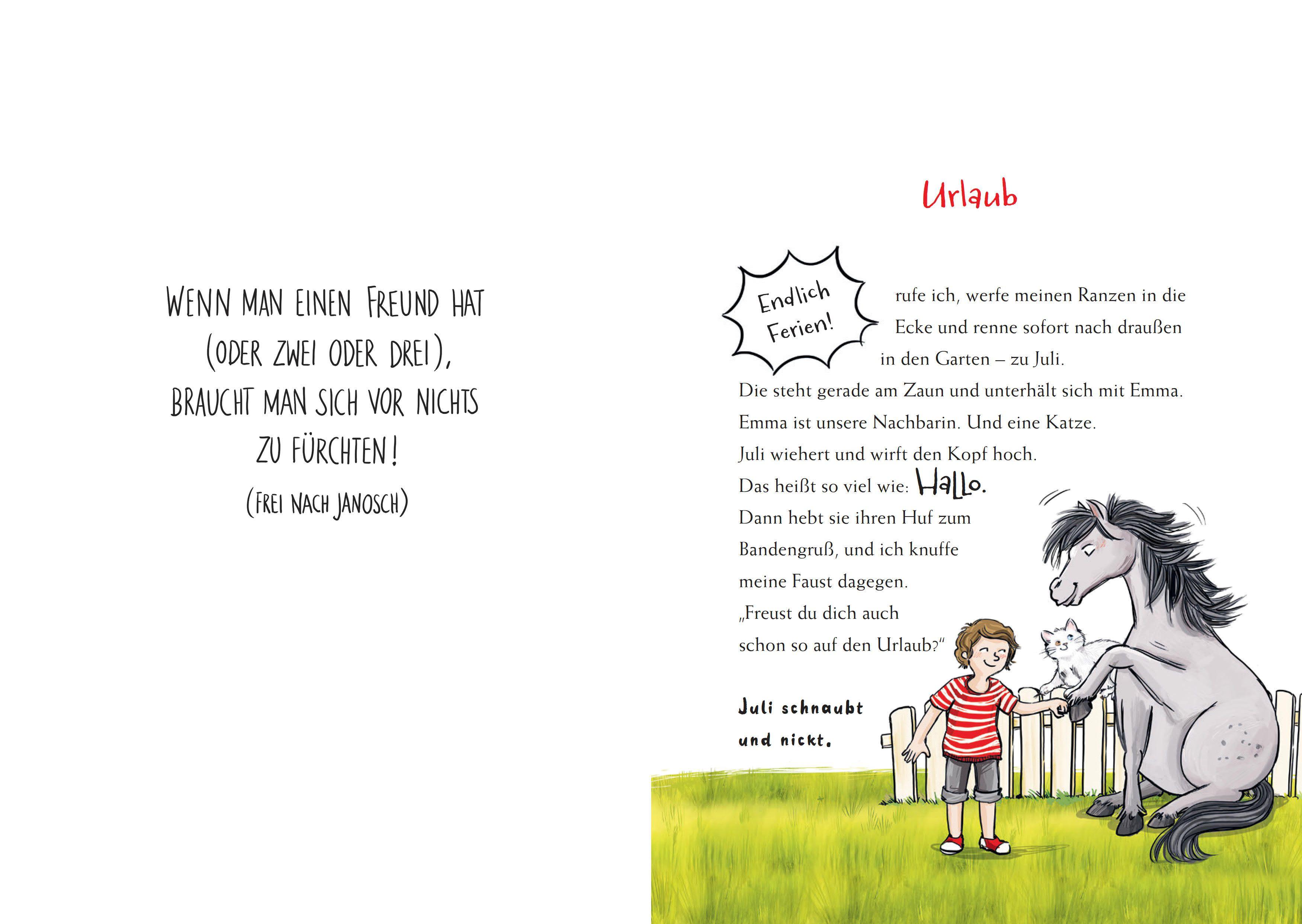 Beispielinhalt (Bild) Ferien mit Juli