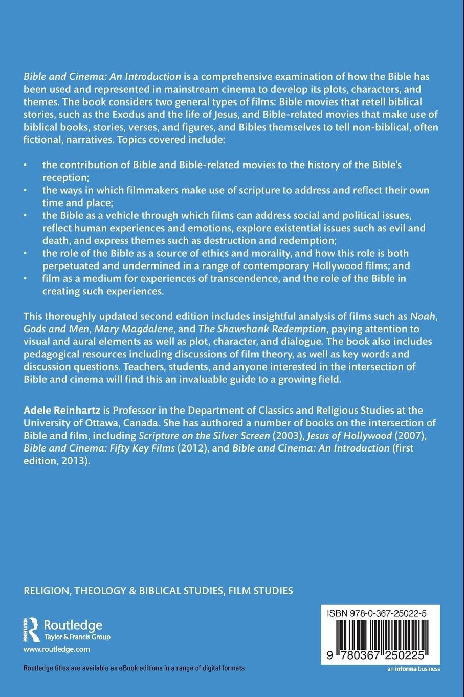 Rückseitencover Bible and Cinema