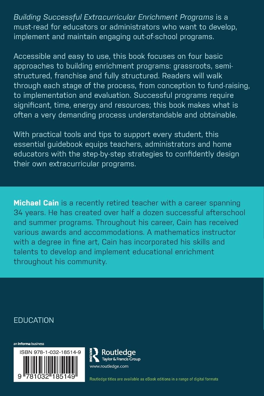 Rückseitencover Building Successful Extracurricular Enrichment Programs