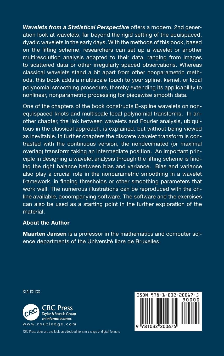 Rückseitencover Wavelets from a Statistical Perspective