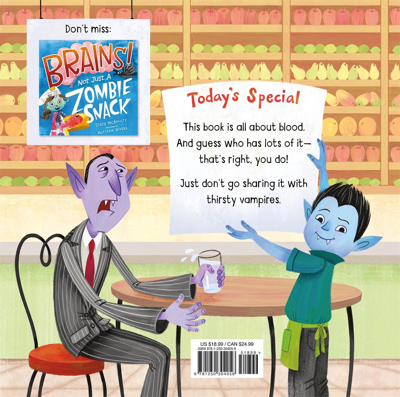 Rückseitencover Blood! Not Just a Vampire Drink