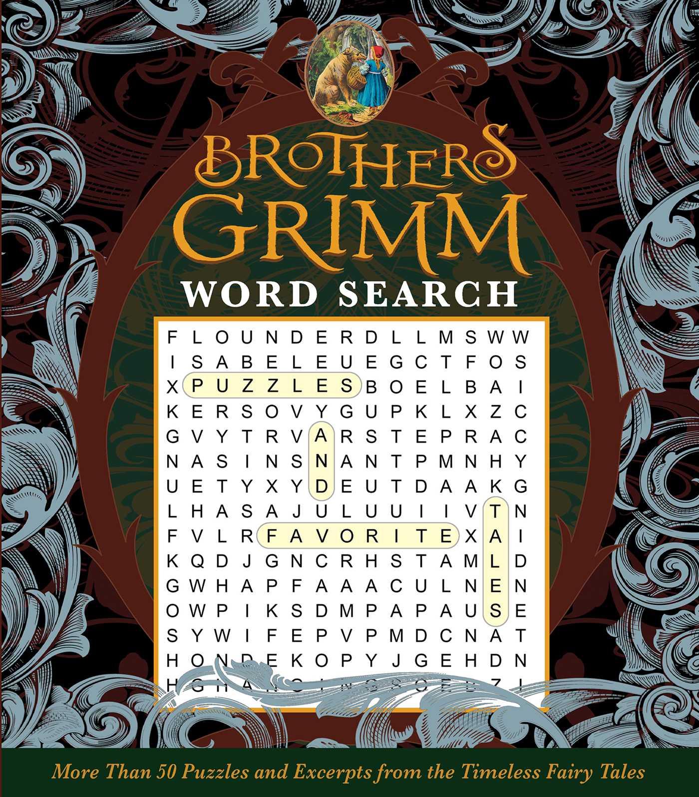 Vorderes Coverbild Brothers Grimm Word Search