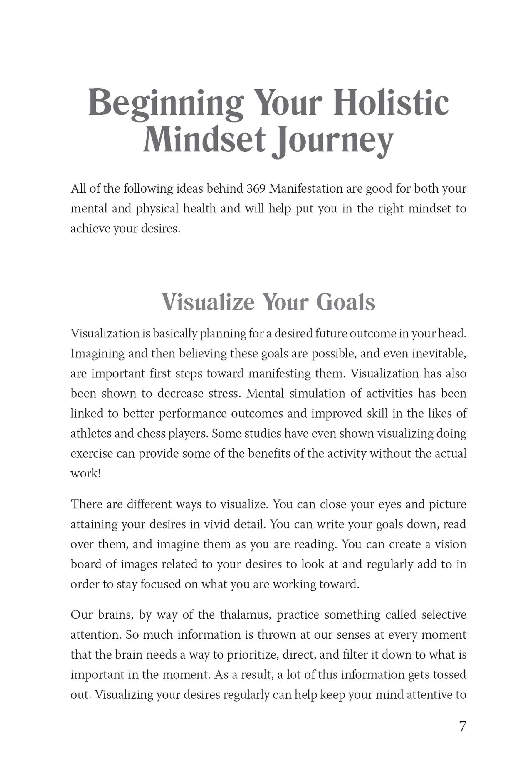 Beispielinhalt (Bild) The 369 Manifestation Journal