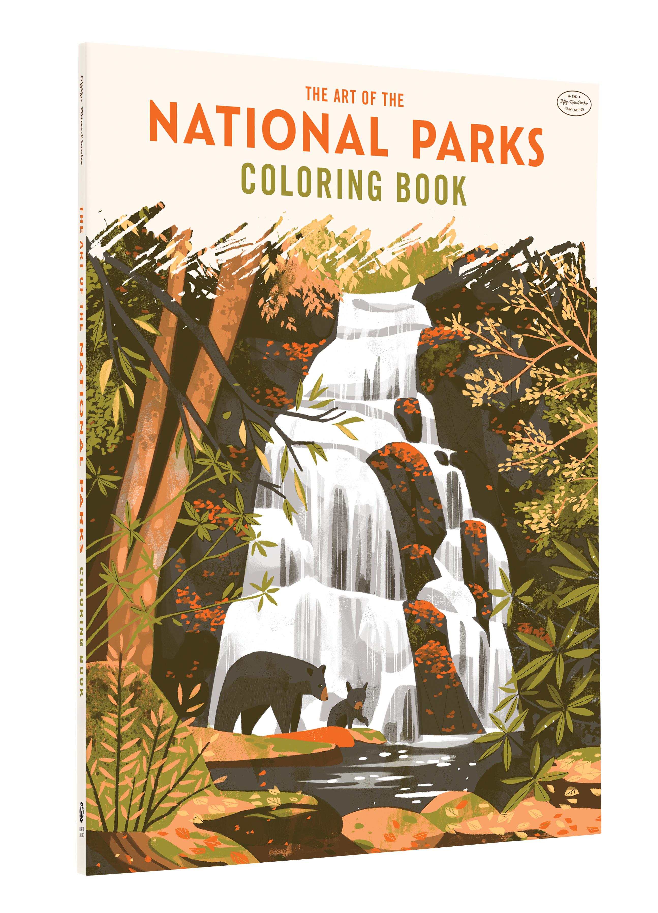Vorderes Coverbild The Art of the National Parks: Coloring Book (Fifty-Nine Parks, Coloring Books)