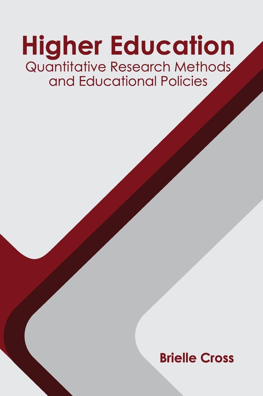 Vorderes Coverbild Higher Education: Quantitative Research Methods and Educational Policies
