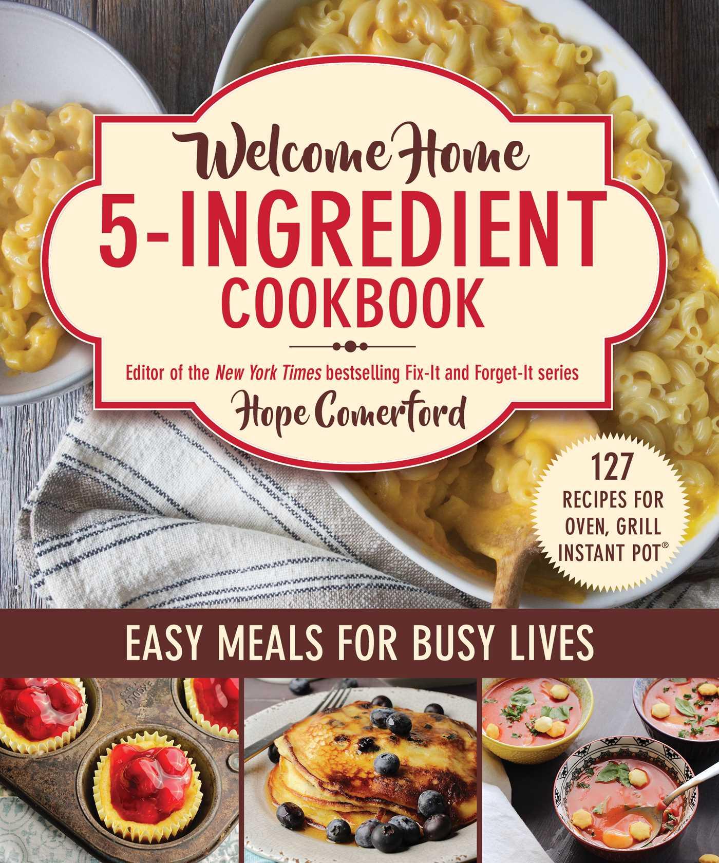 Vorderes Coverbild Welcome Home 5-Ingredient Cookbook