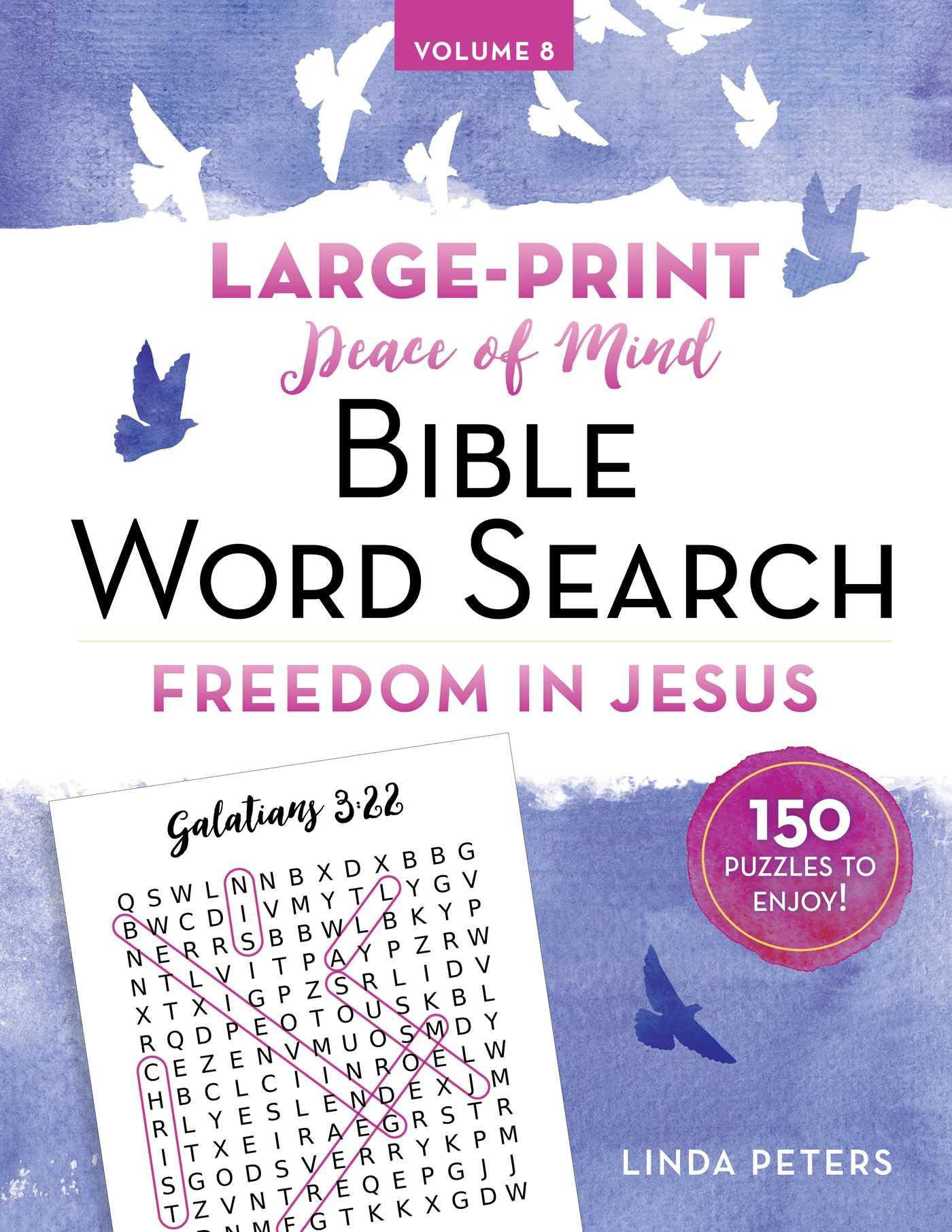 Vorderes Coverbild Peace of Mind Bible Word Search Freedom in Jesus