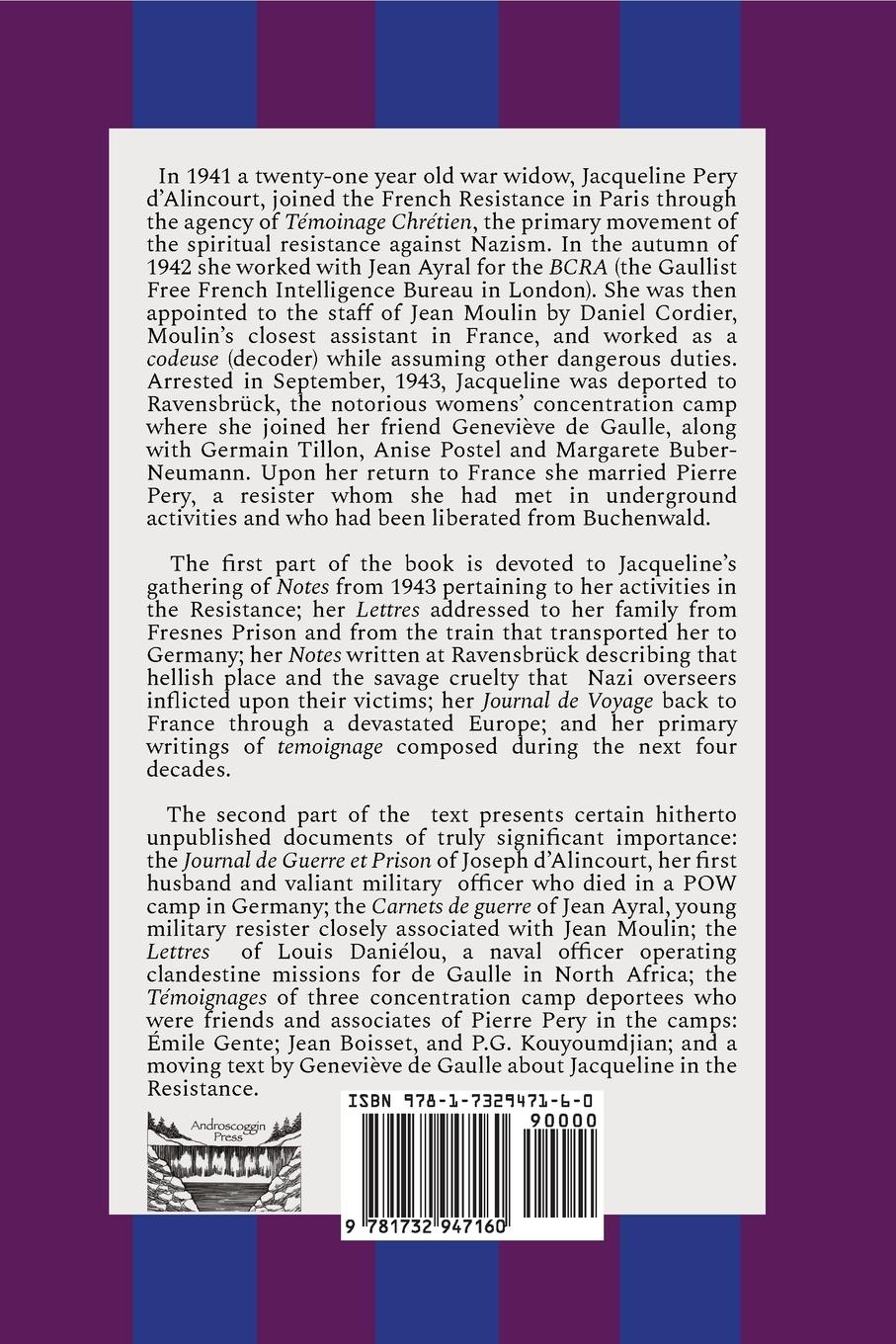 Rückseitencover Chronicles Of Resistance And Deportation