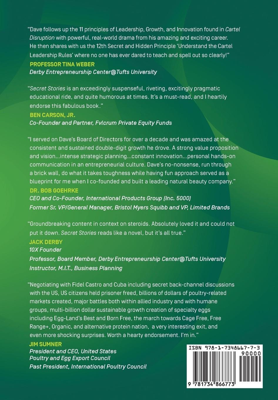 Rückseitencover Secret Stories of Leadership, Growth, and Innovation: Sustainable Transformation for a Safer, New, and Better World