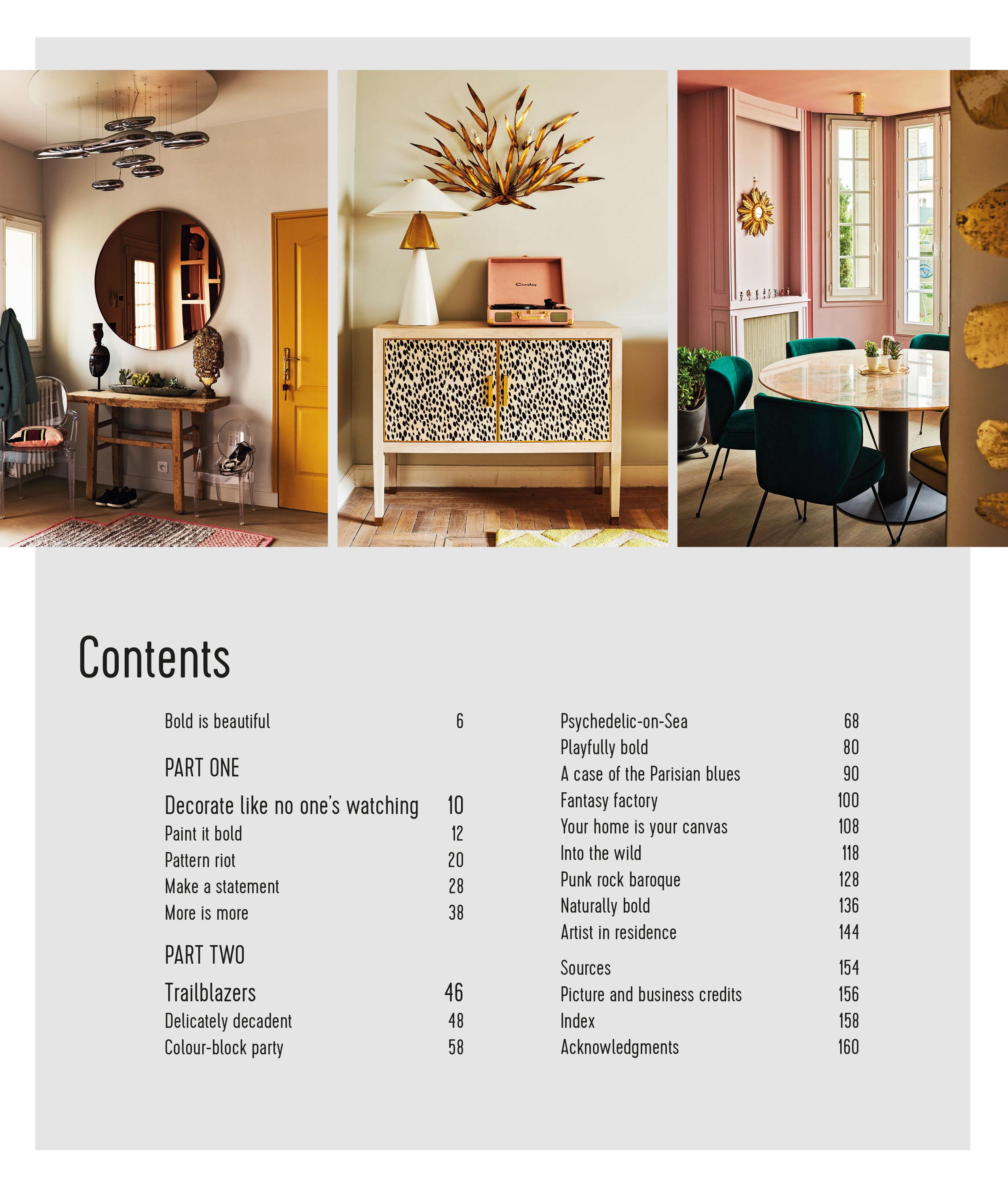 Beispielinhalt (Bild) Be Bold with Colour and Pattern