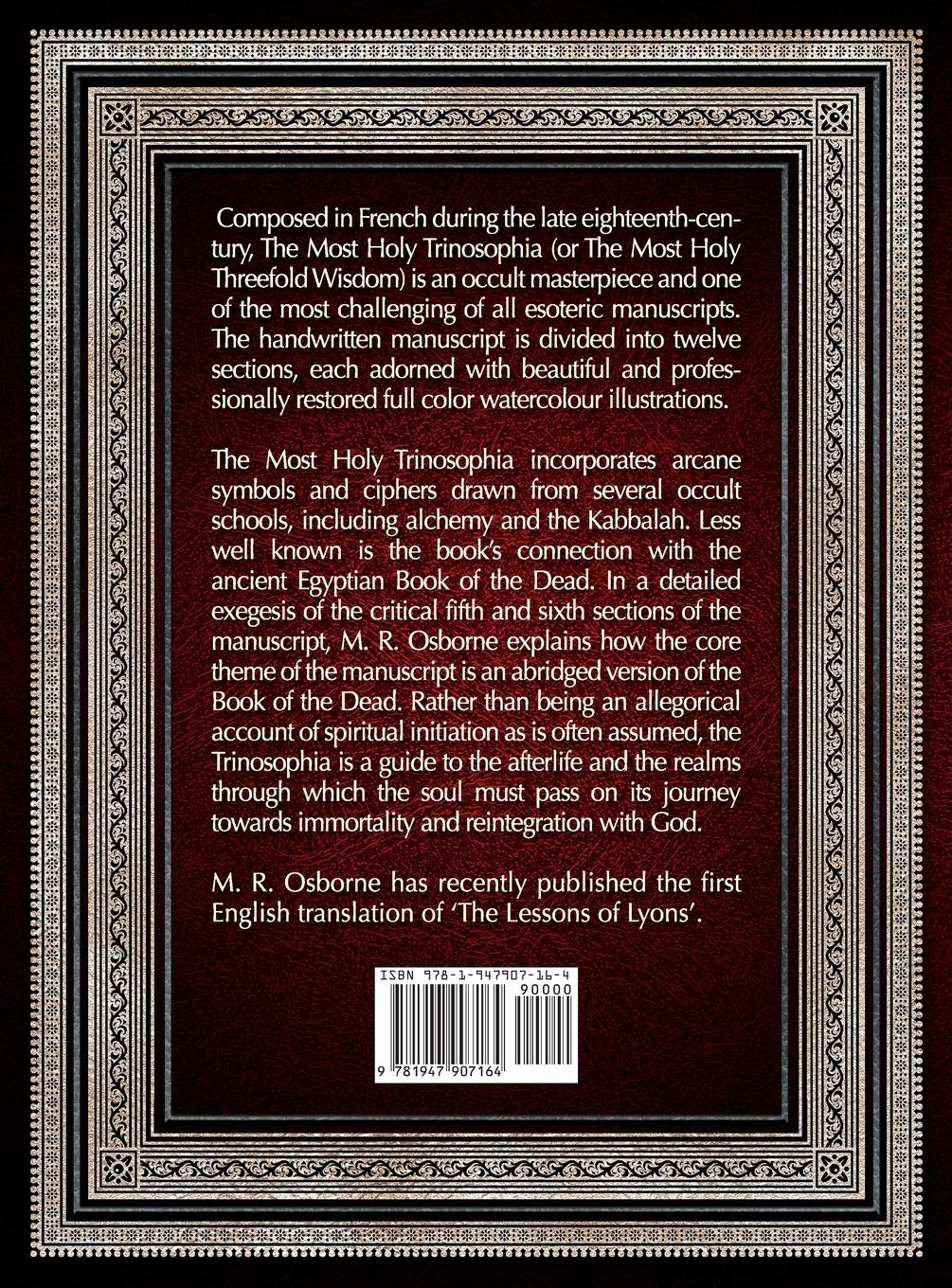 Rückseitencover The Most Holy Trinosophia - A Book of the Dead