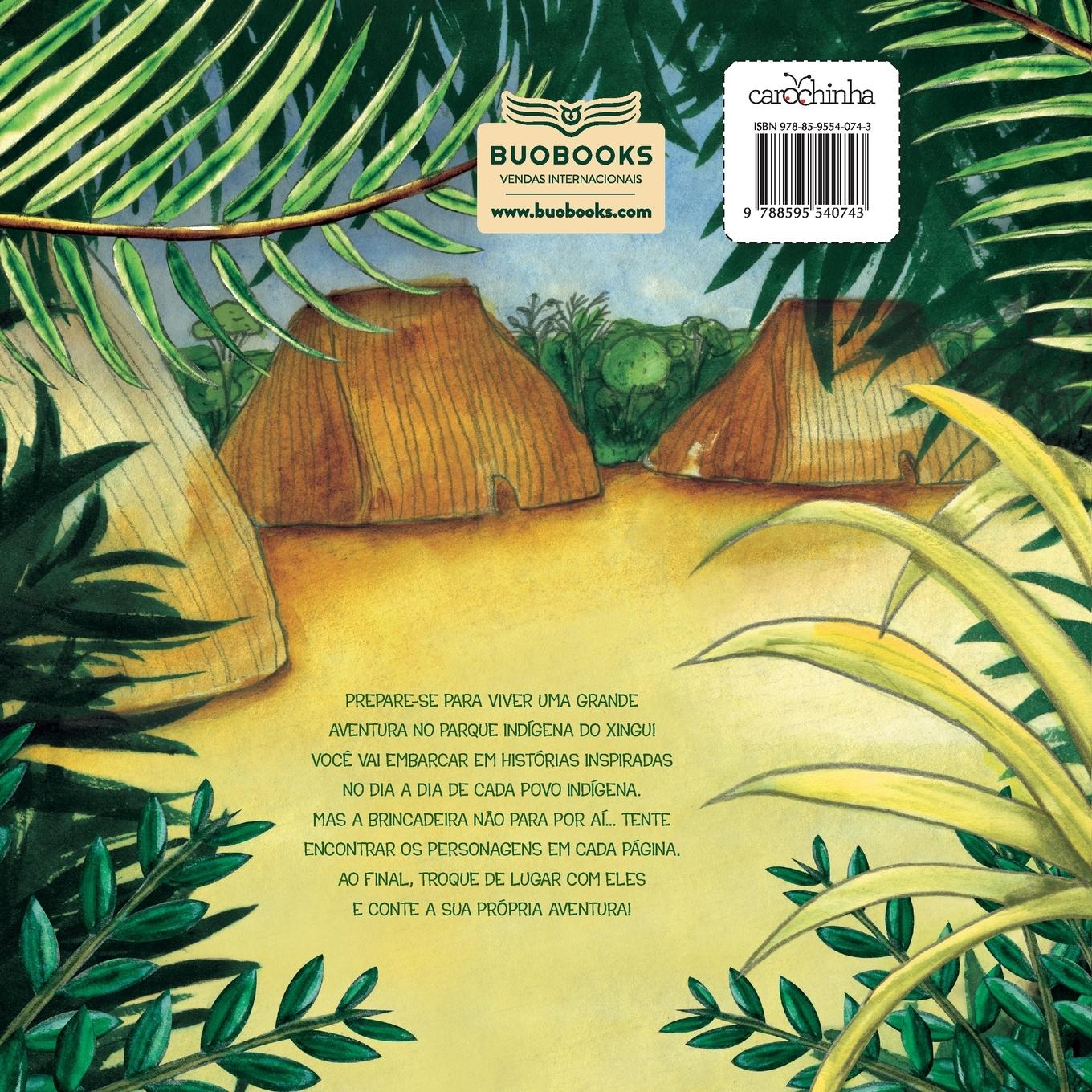 Rückseitencover Descobrindo o Xingu