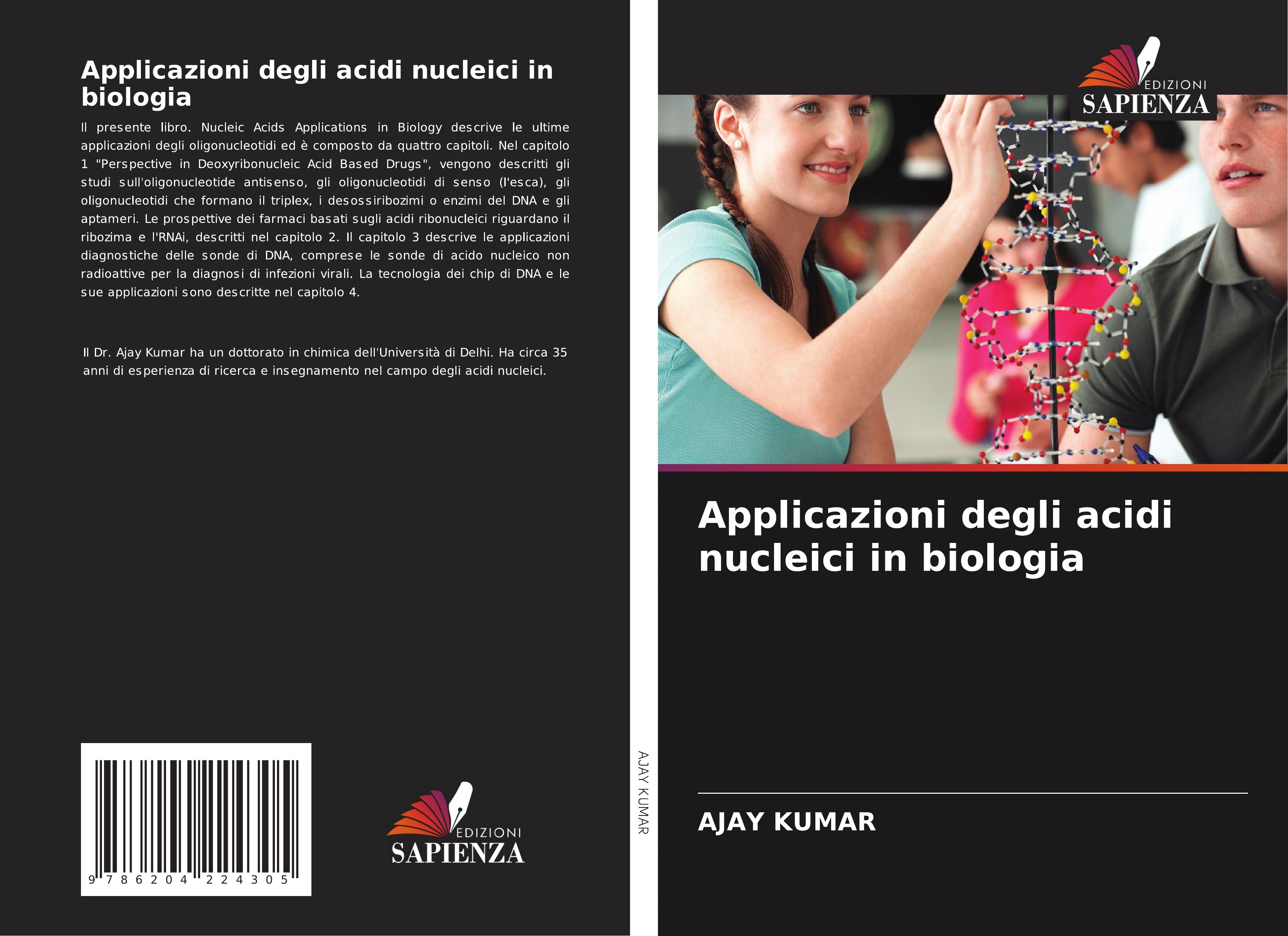 Vorderes Coverbild Applicazioni degli acidi nucleici in biologia