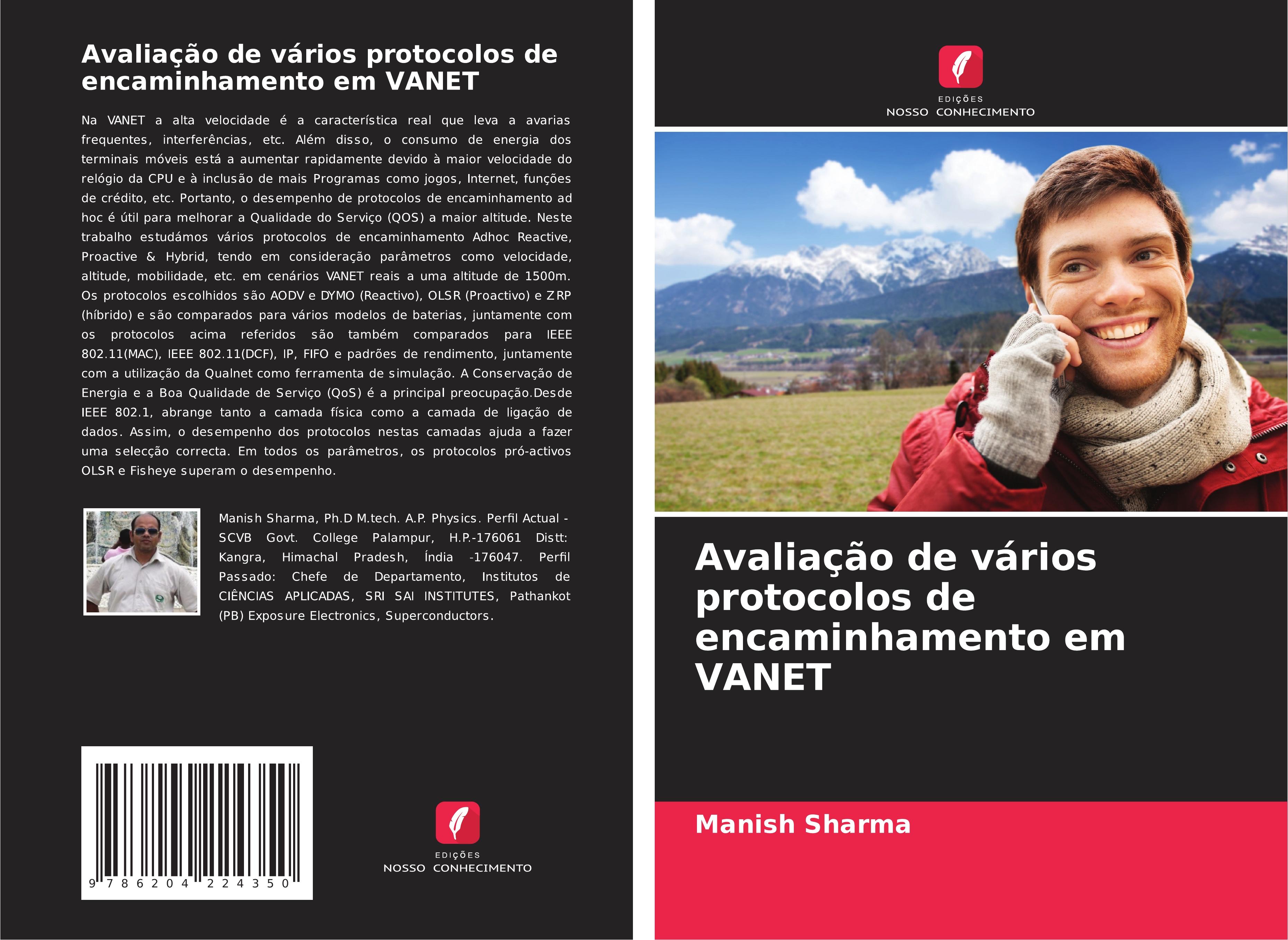 Vorderes Coverbild Avaliação de vários protocolos de encaminhamento em VANET