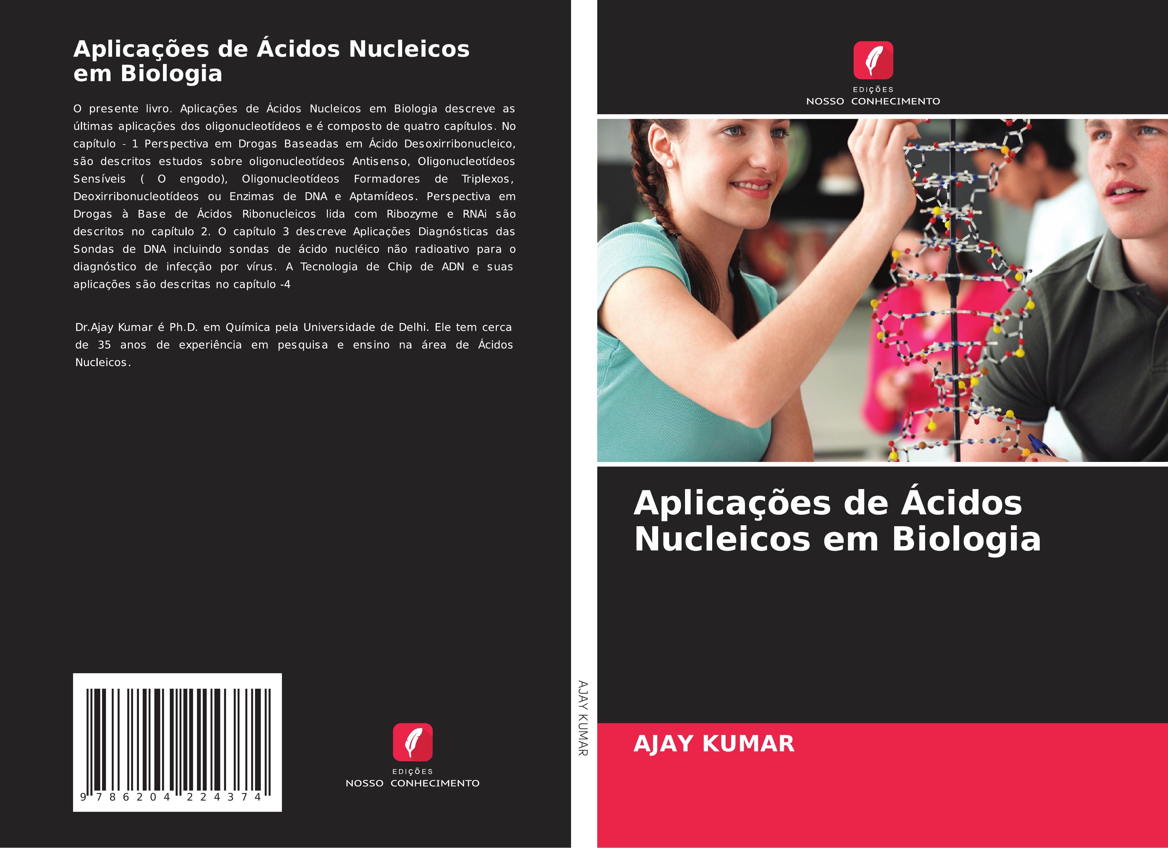 Vorderes Coverbild Aplicações de Ácidos Nucleicos em Biologia
