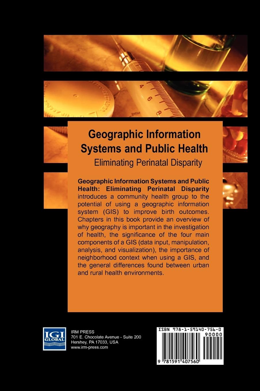 Rückseitencover Geographic Information Systems and Public Health
