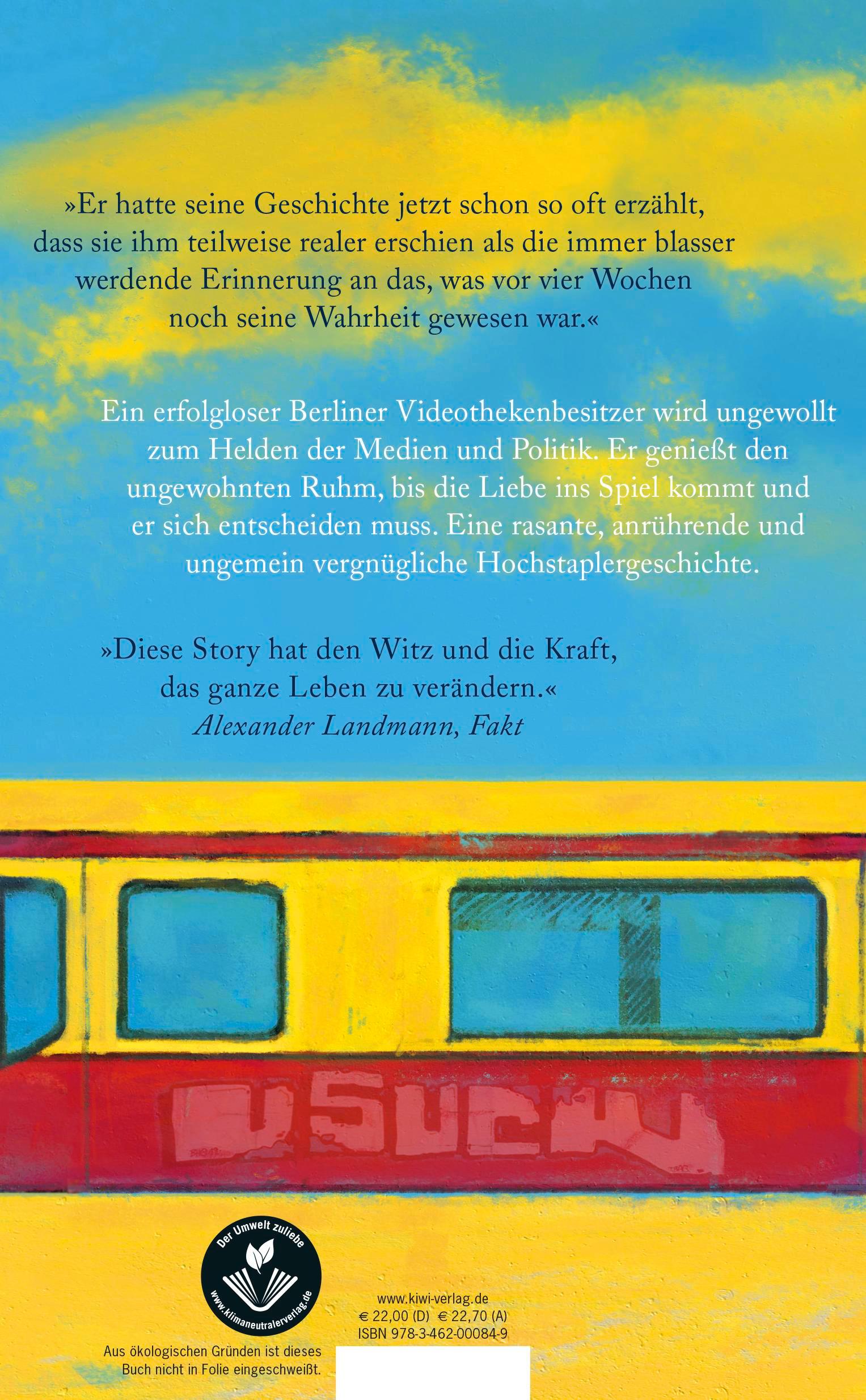 Rückseitencover Der Held vom Bahnhof Friedrichstraße