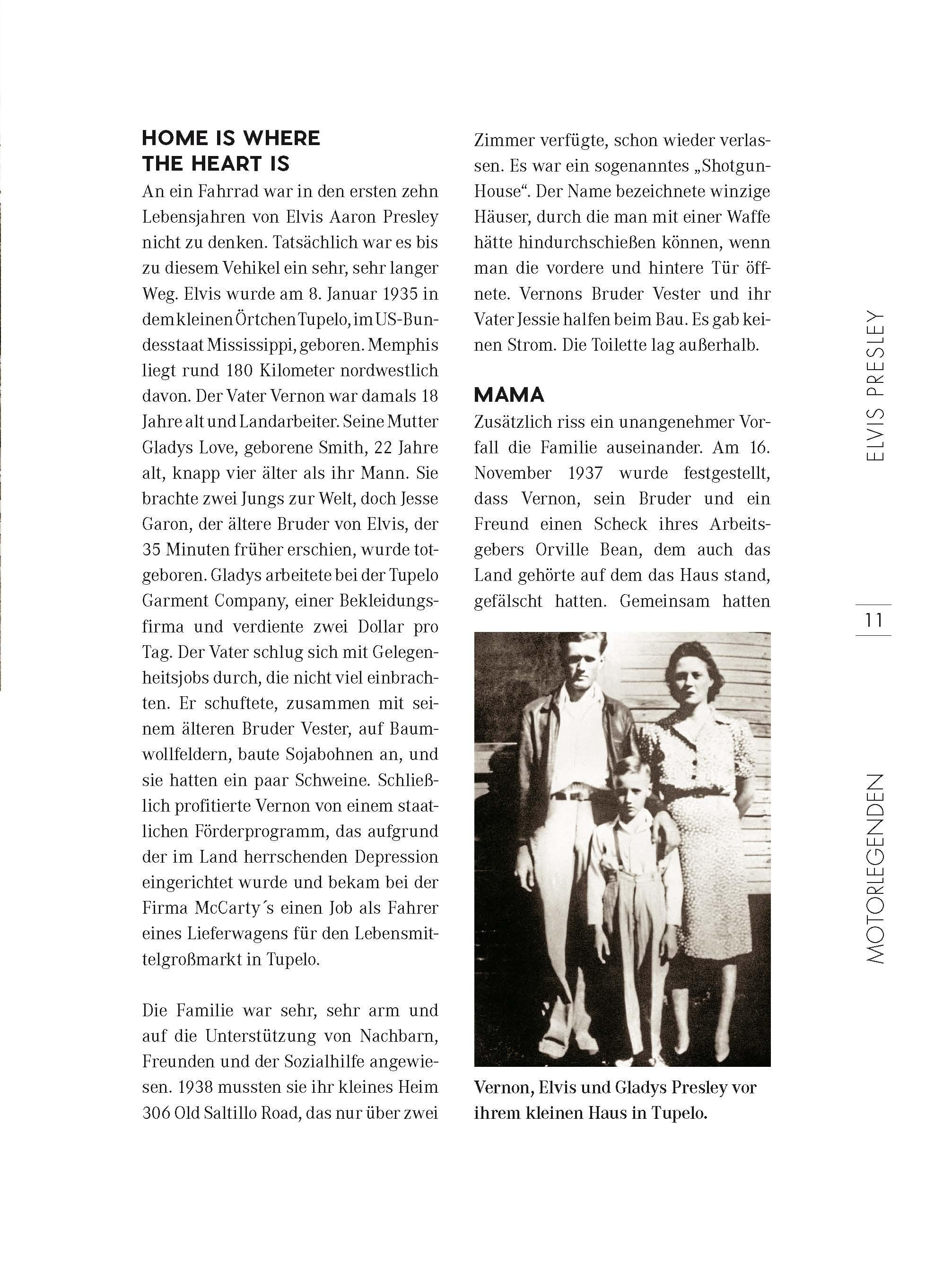 Beispielinhalt (Bild) Motorlegenden - Elvis Presley