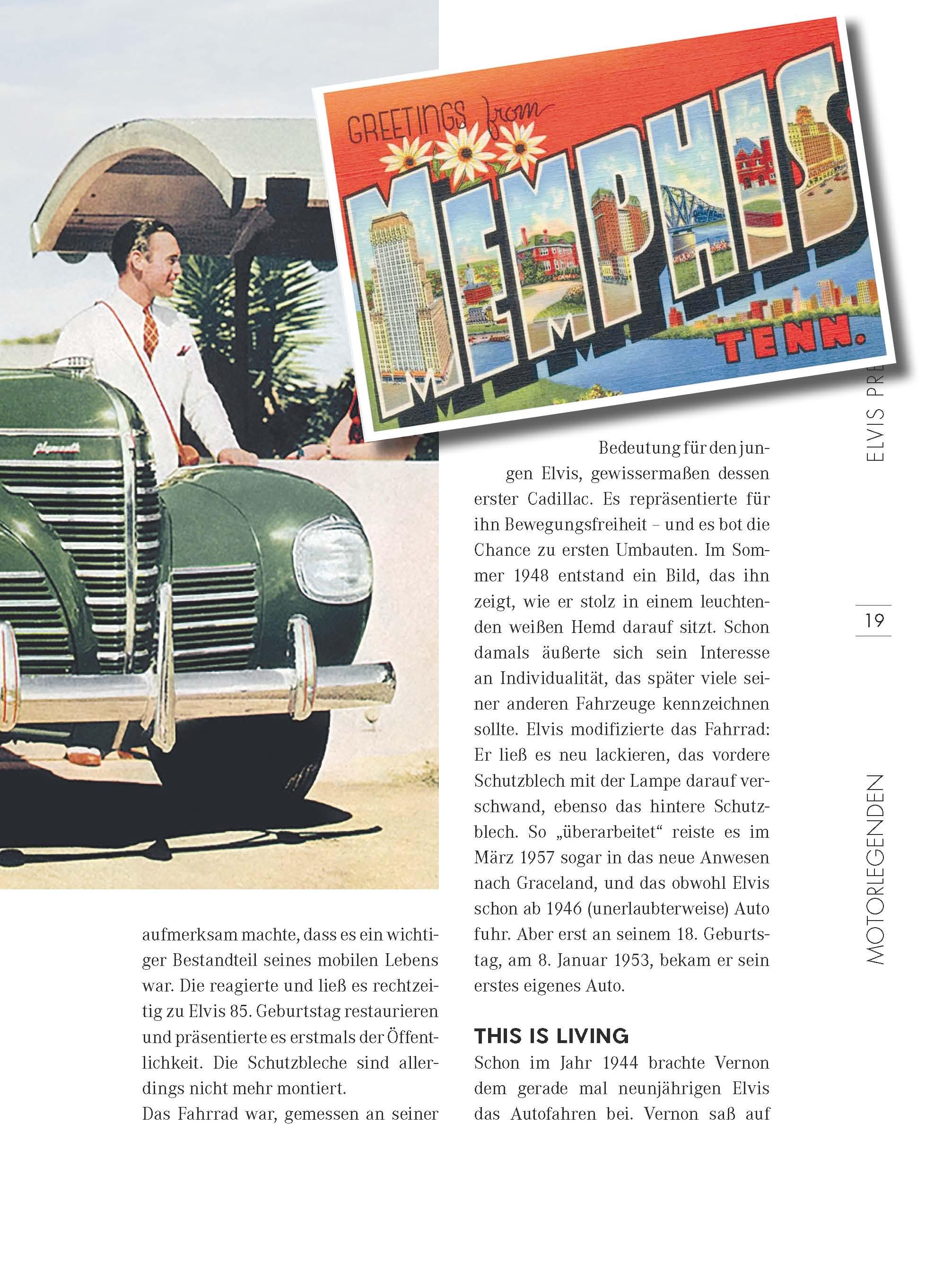 Beispielinhalt (Bild) Motorlegenden - Elvis Presley