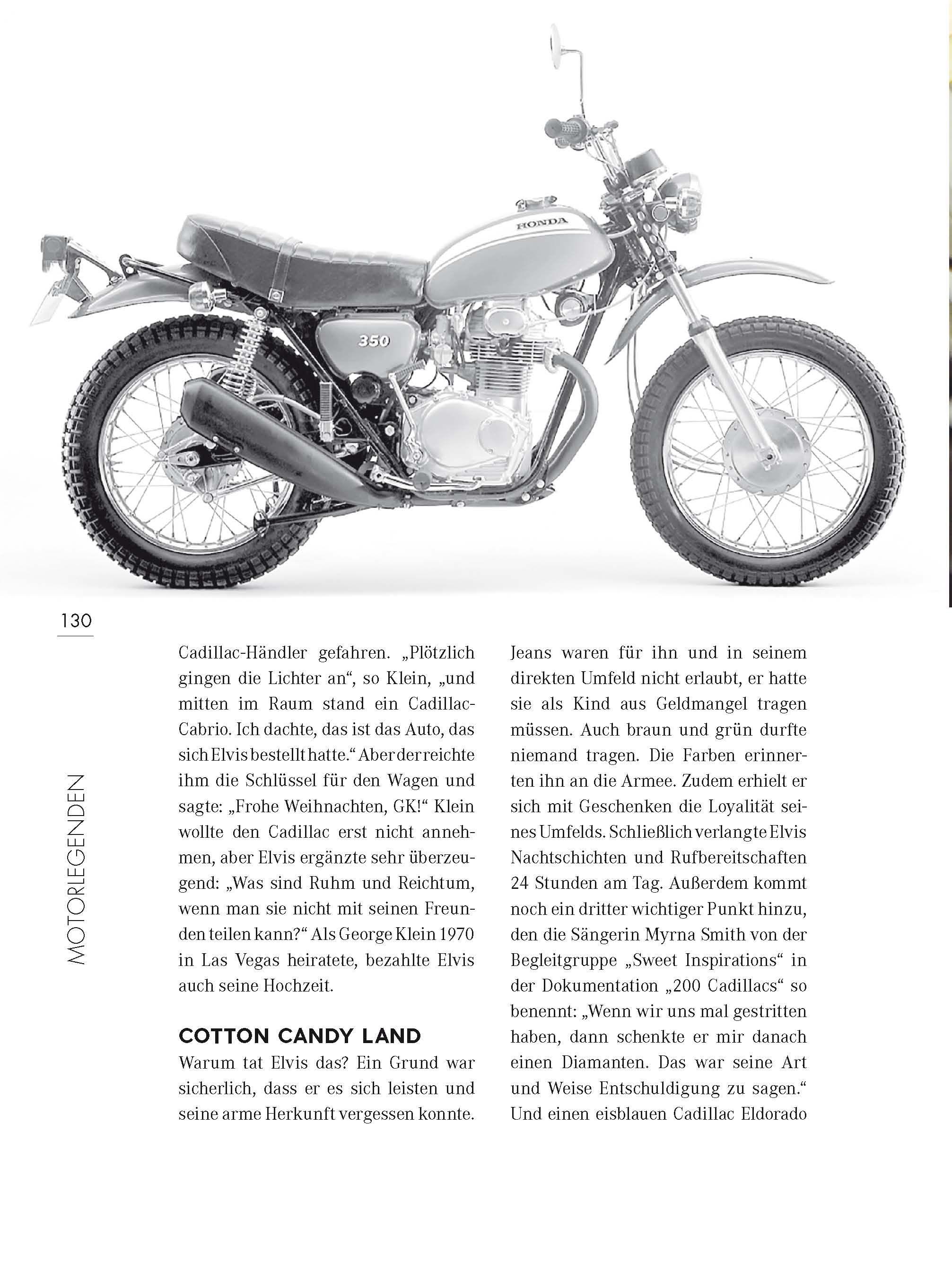 Beispielinhalt (Bild) Motorlegenden - Elvis Presley