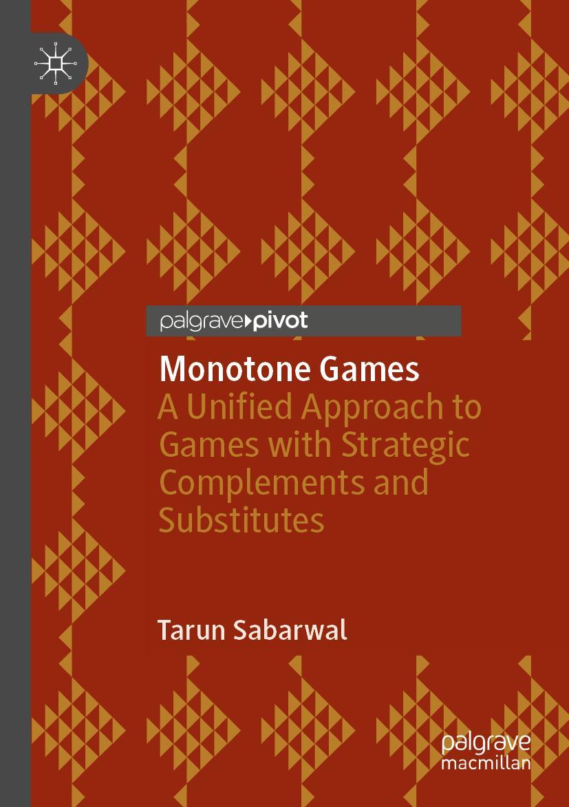 Vorderes Coverbild Monotone Games