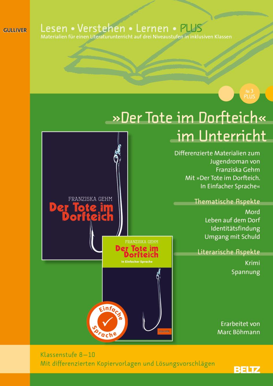 Vorderes Coverbild 'Der Tote im Dorfteich' im Unterricht PLUS