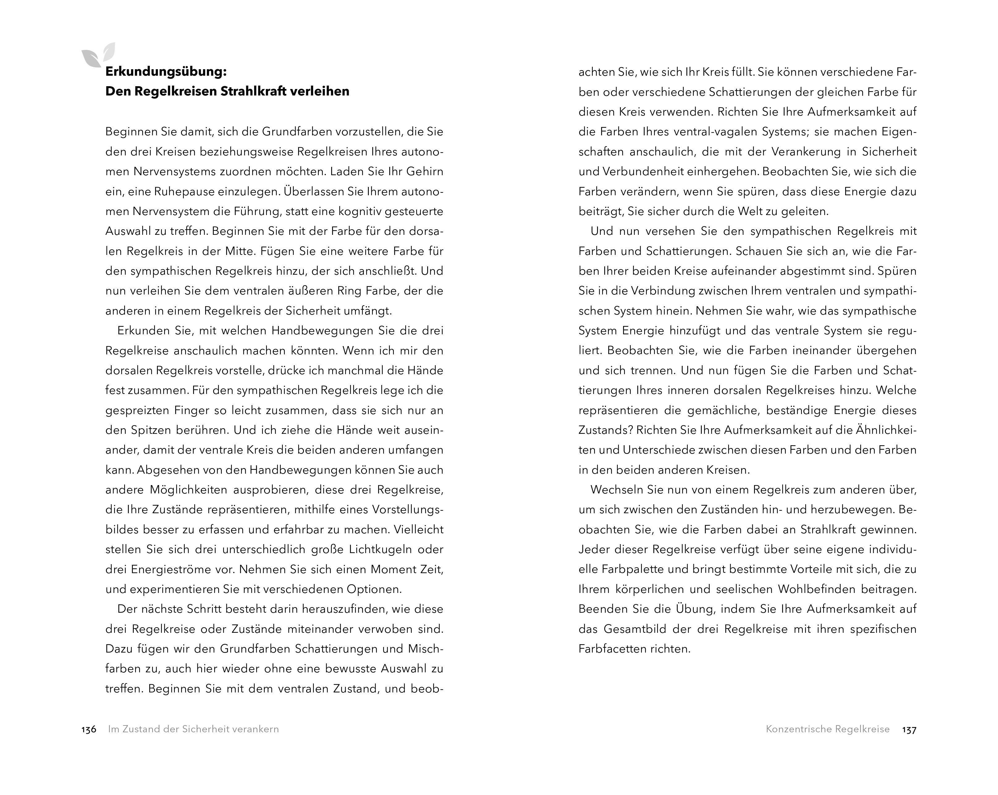 Beispielinhalt (Bild) Der Vagus-Nerv als innerer Anker