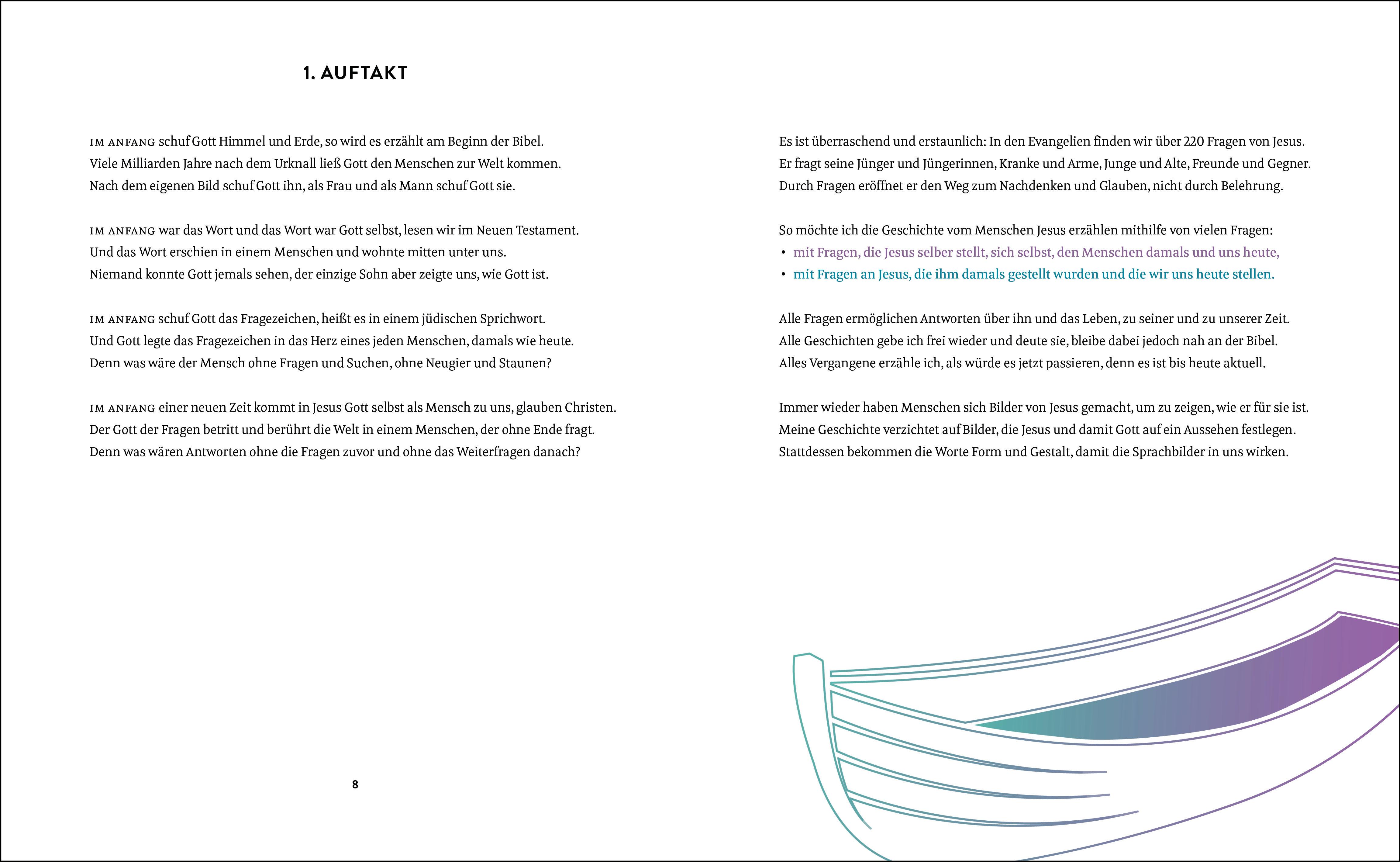 Beispielinhalt (Bild) Jesus. Die Geschichte eines Menschen, der fragt