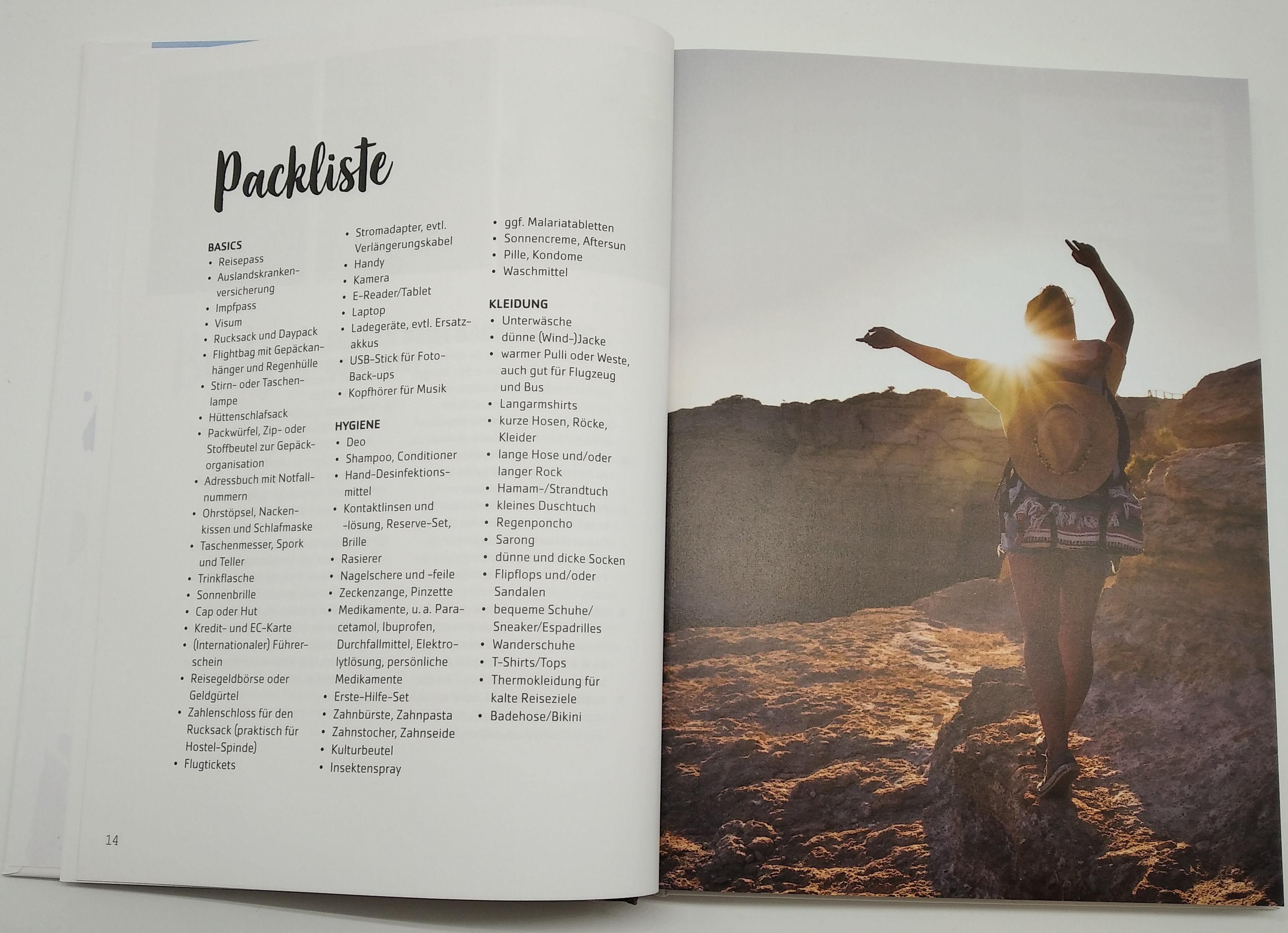 Beispielinhalt (Bild) Backpacking für Anfänger