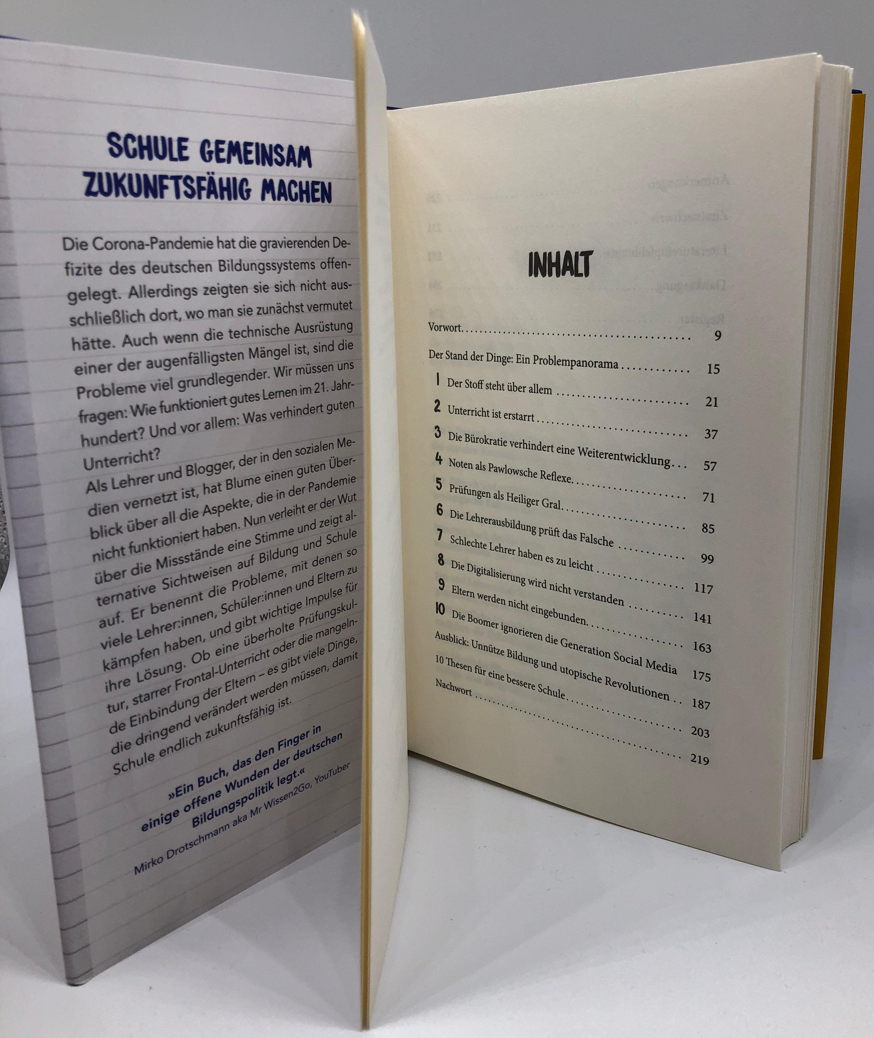 Beispielinhalt (Bild) Zehn Dinge, die ich an der Schule hasse