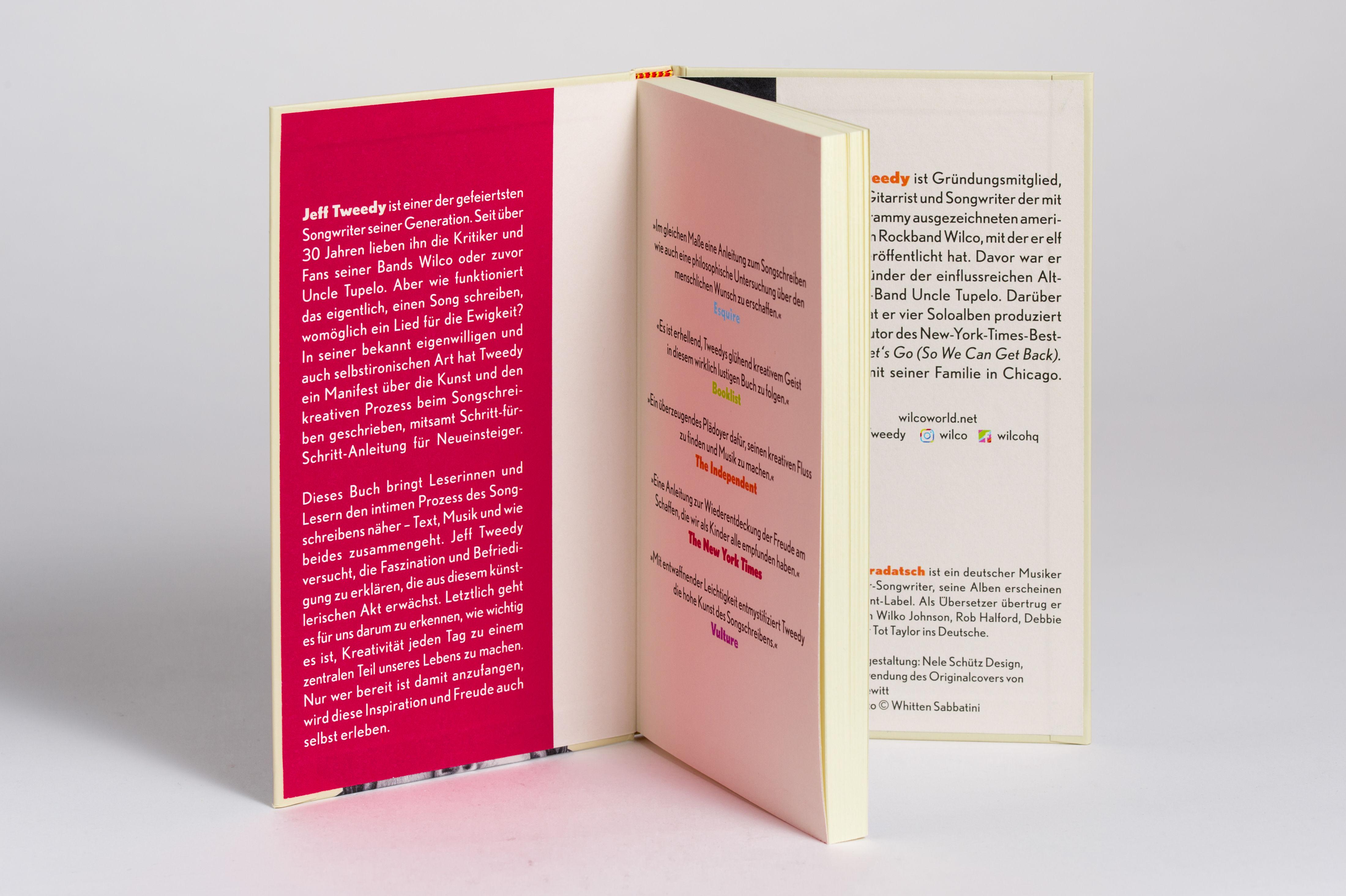 Beispielinhalt (Bild) Wie schreibe ich einen Song