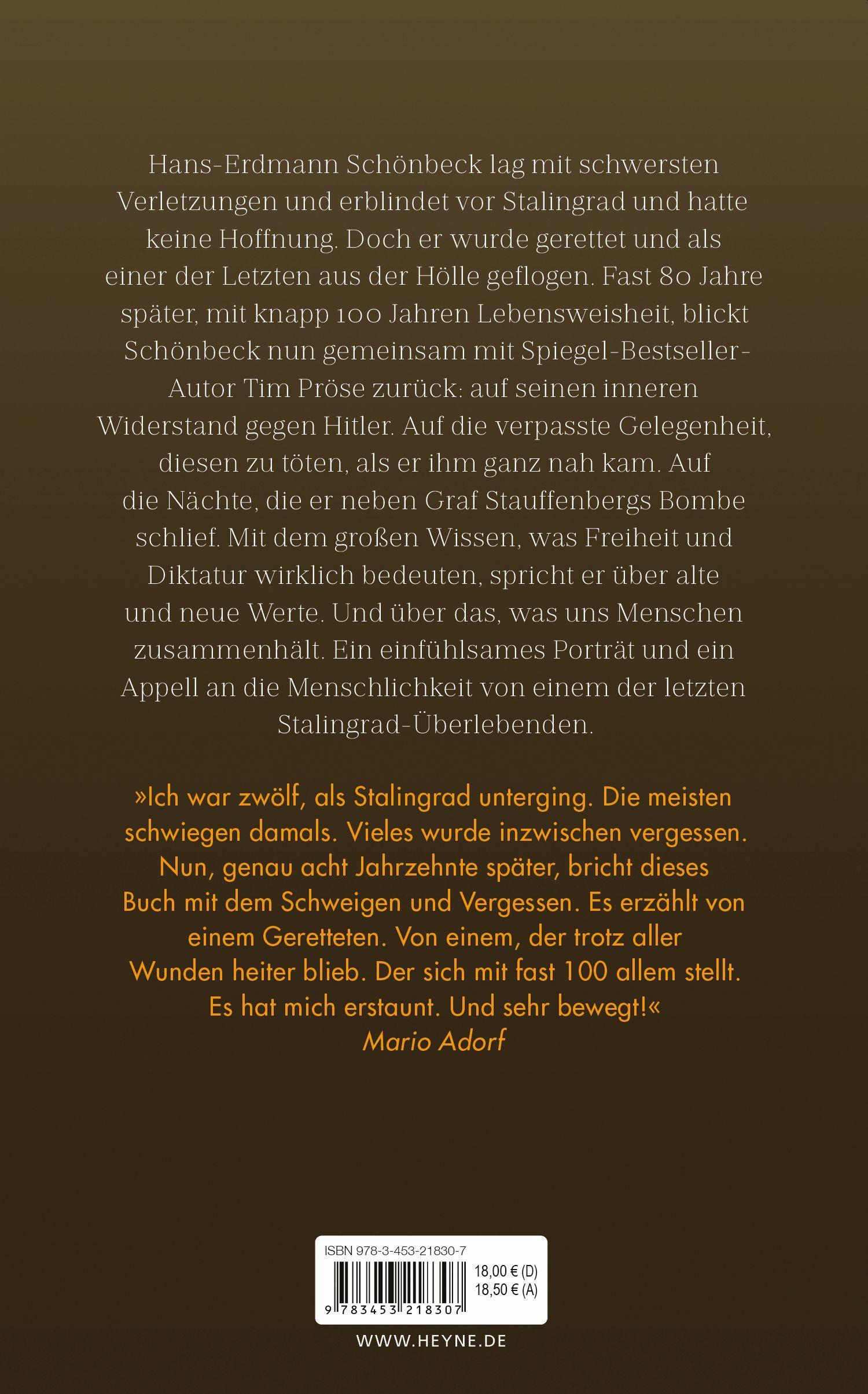 Beispielinhalt (Bild) Hans-Erdmann Schönbeck: "... und nie kann ich vergessen"