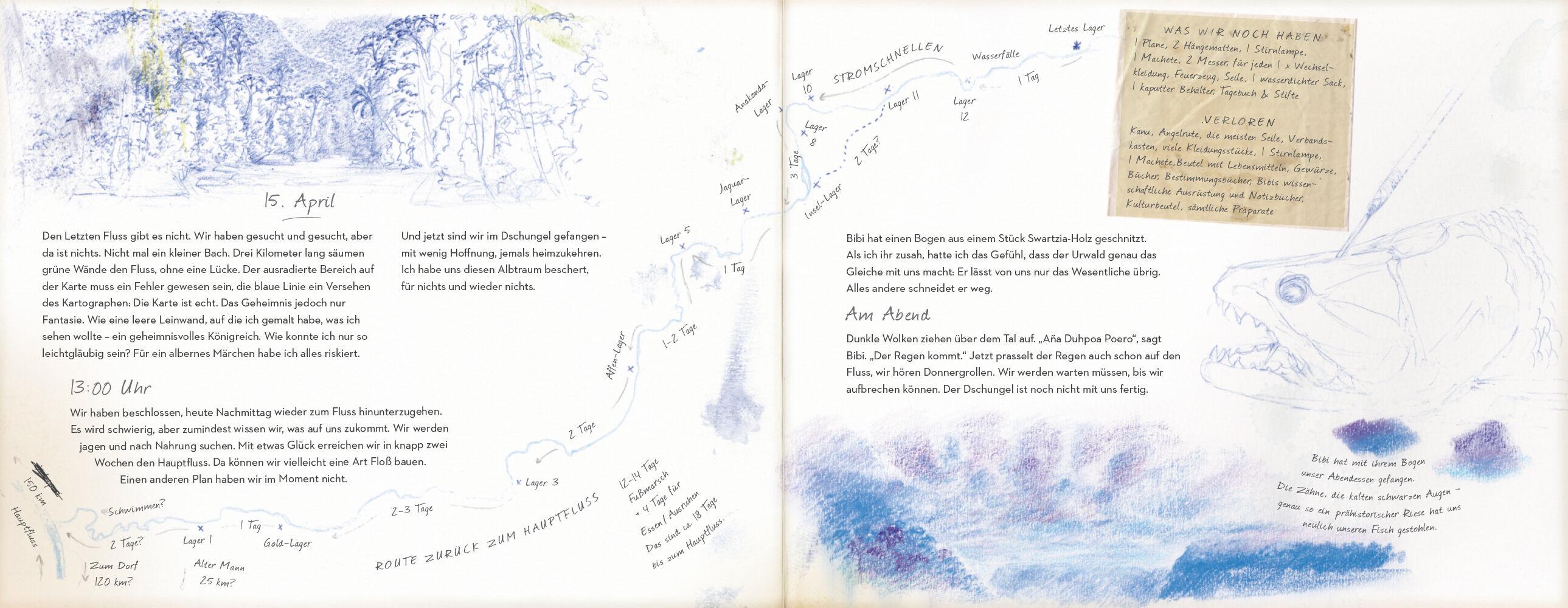 Beispielinhalt (Bild) Die Suche nach dem rätselhaften Fluss