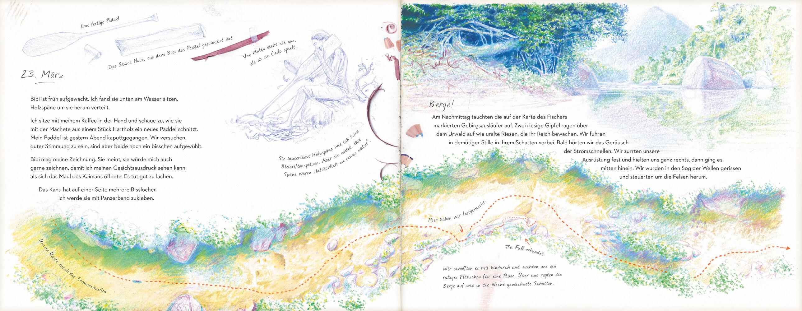 Beispielinhalt (Bild) Die Suche nach dem rätselhaften Fluss