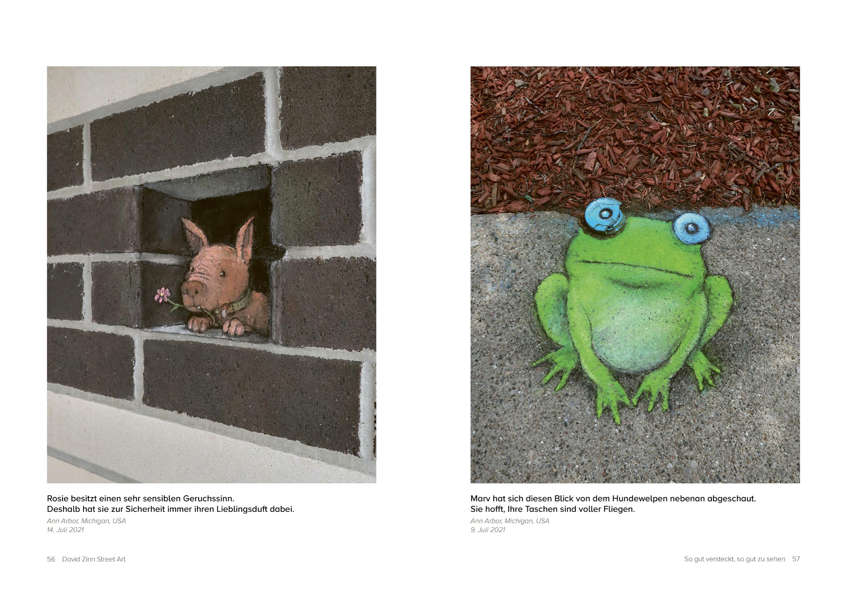 Beispielinhalt (Bild) David Zinn. Street Art