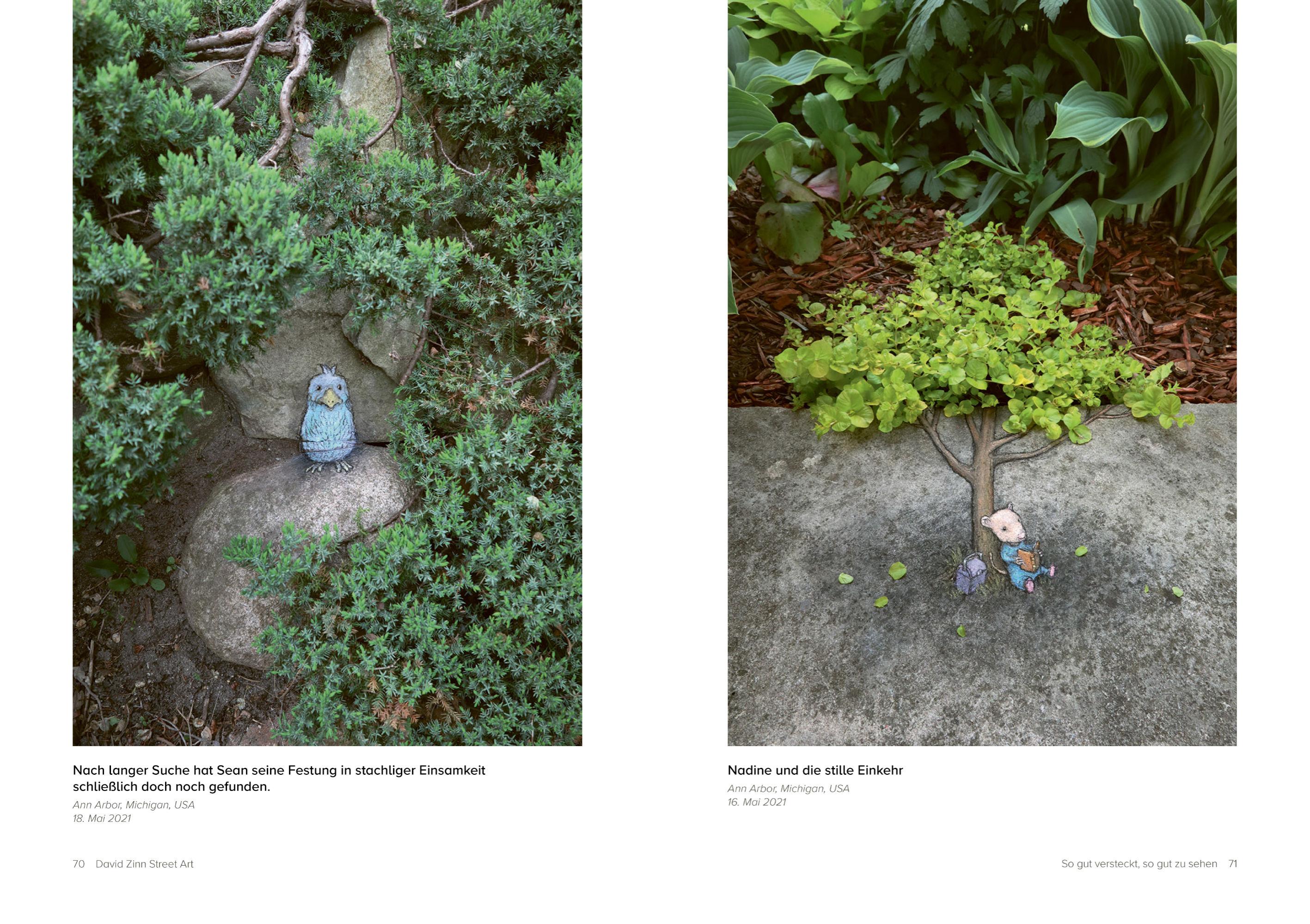 Beispielinhalt (Bild) David Zinn. Street Art